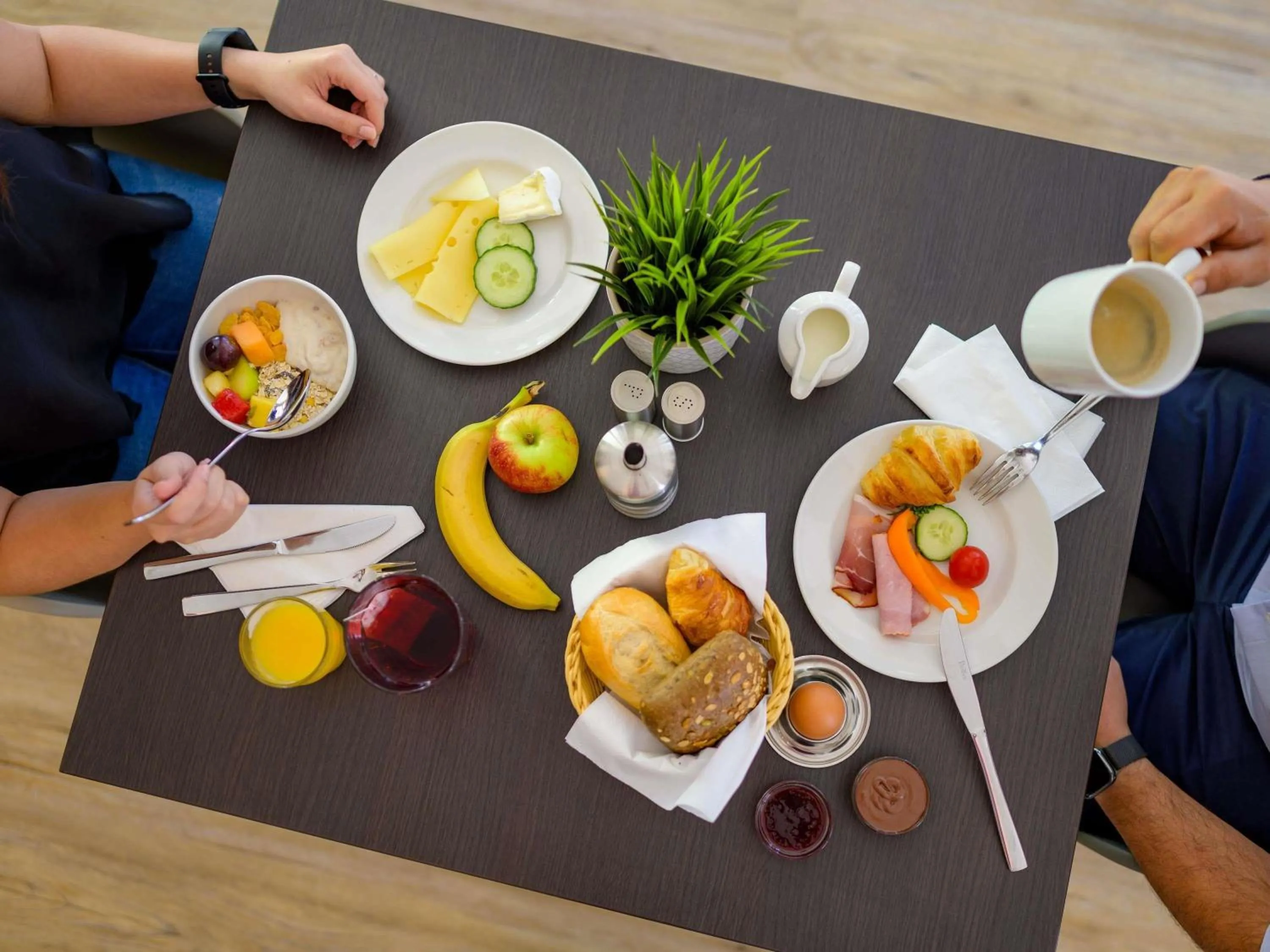 Breakfast in ibis Hotel Frankfurt Messe West