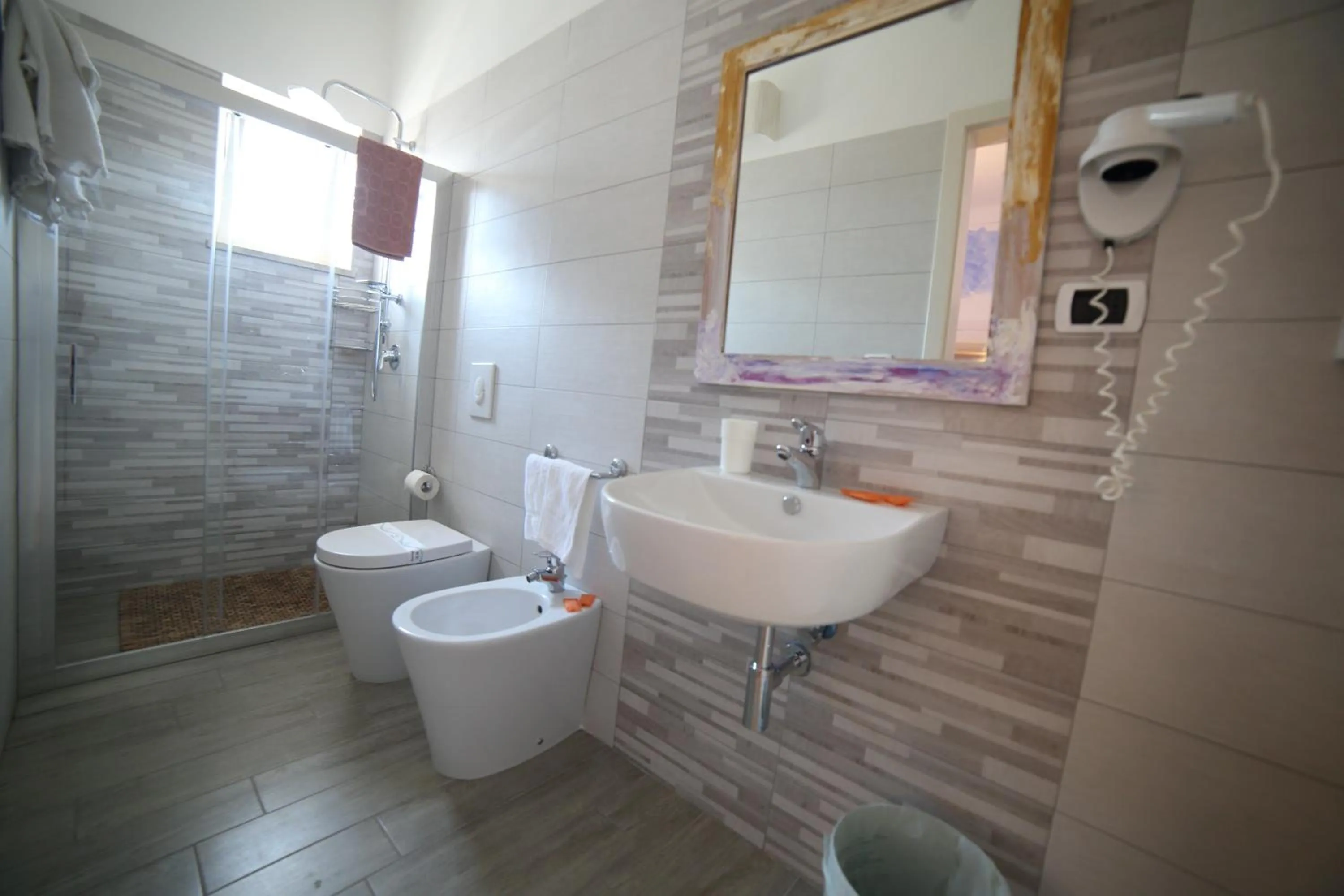 Shower in Hotel Albatros