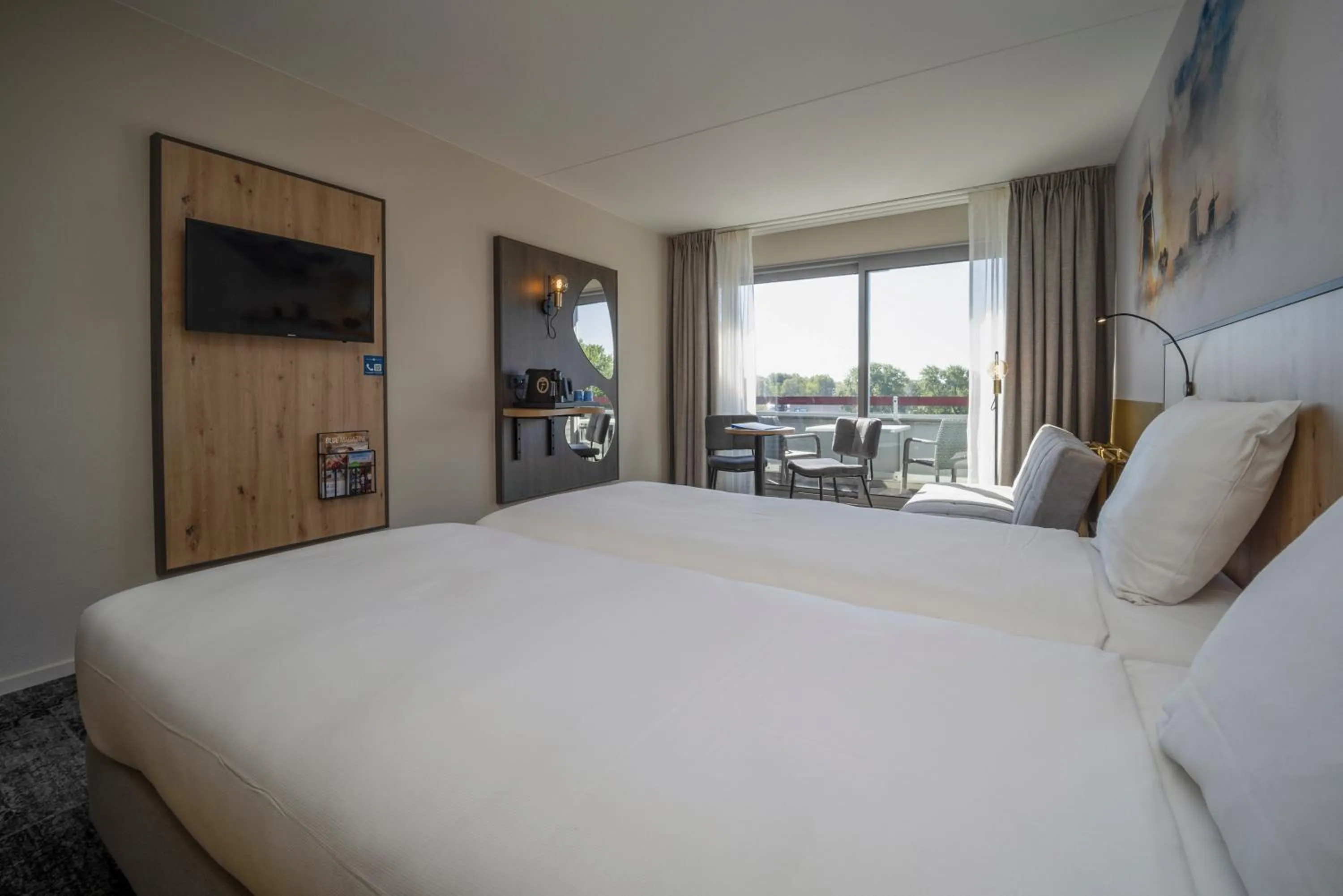 Photo of the whole room, Bed in Fletcher Hotel-Restaurant Leidschendam – Den Haag