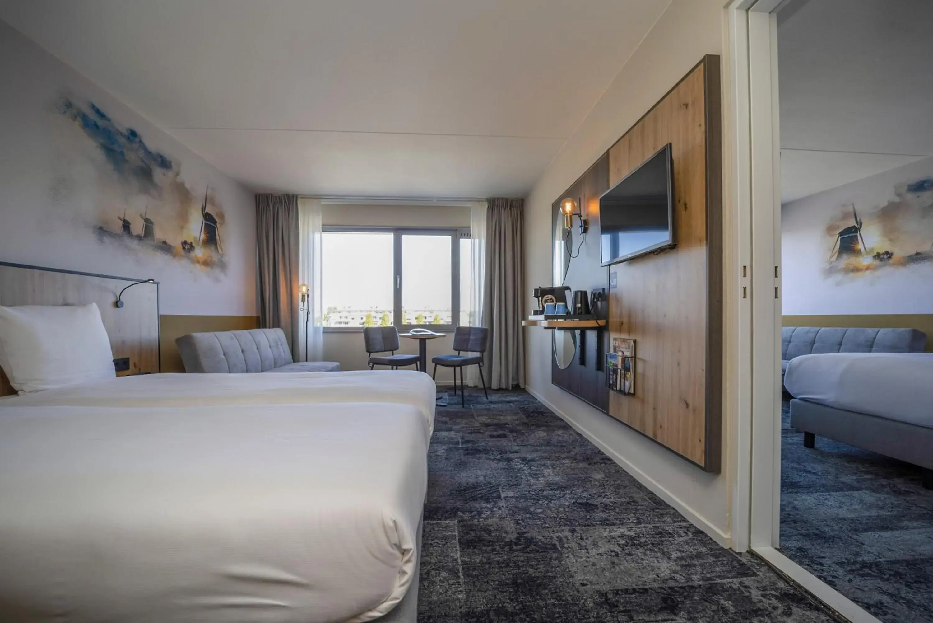 Photo of the whole room, Bed in Fletcher Hotel-Restaurant Leidschendam – Den Haag Photo of the whole room, Bed in Fletcher Hotel-Restaurant Leidschendam – Den Haag