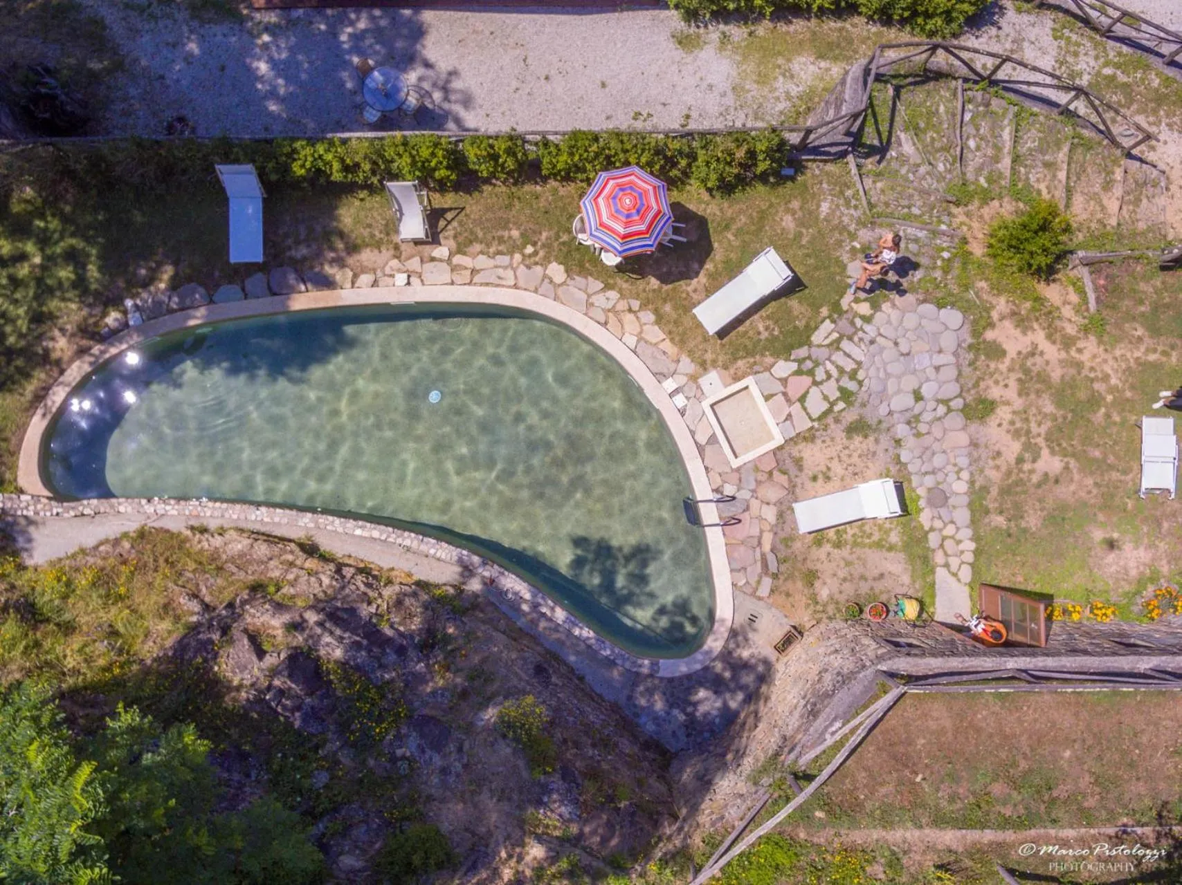 Bird's eye view in Agriturismo Pian di Fiume