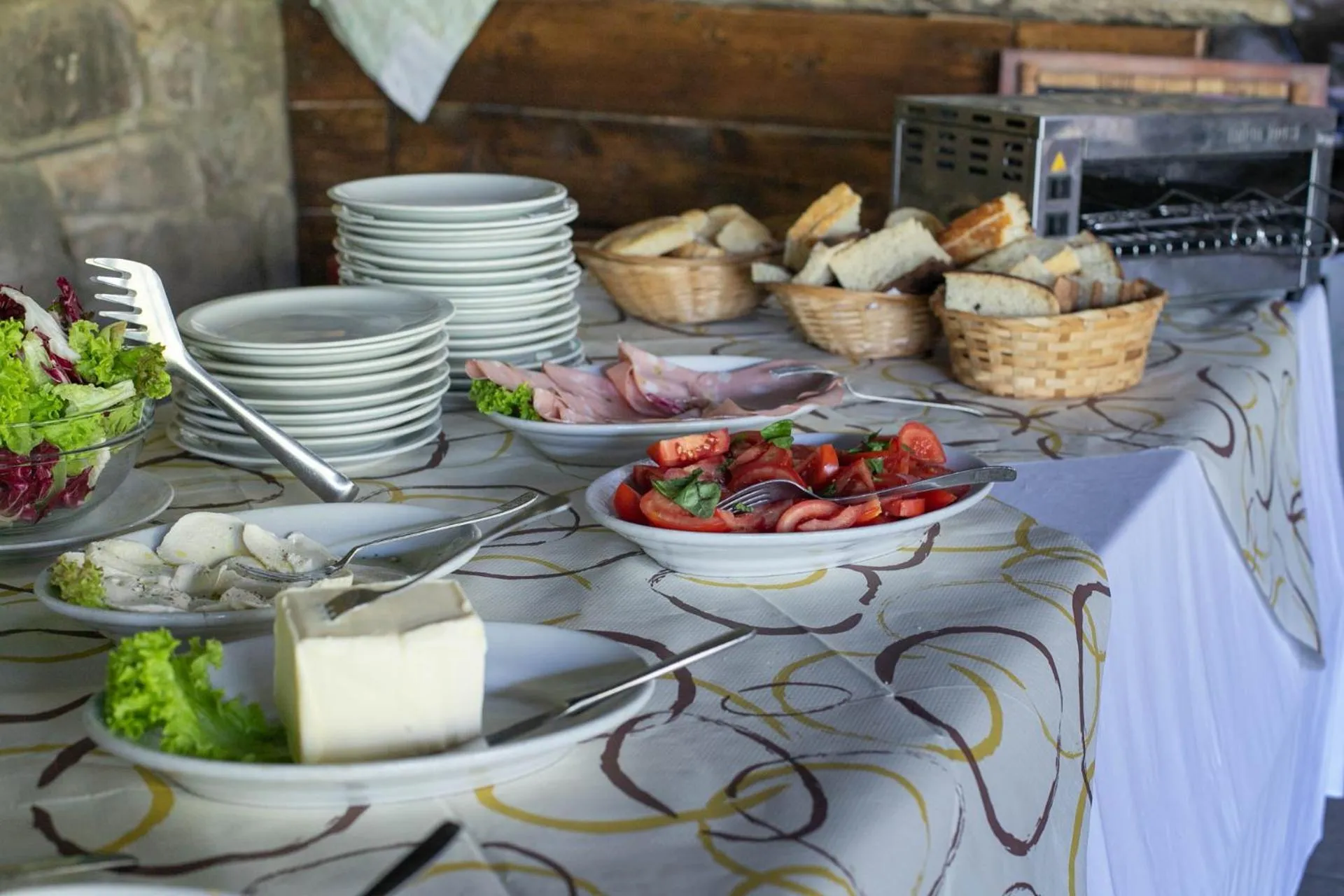 Breakfast in Agriturismo Pian di Fiume