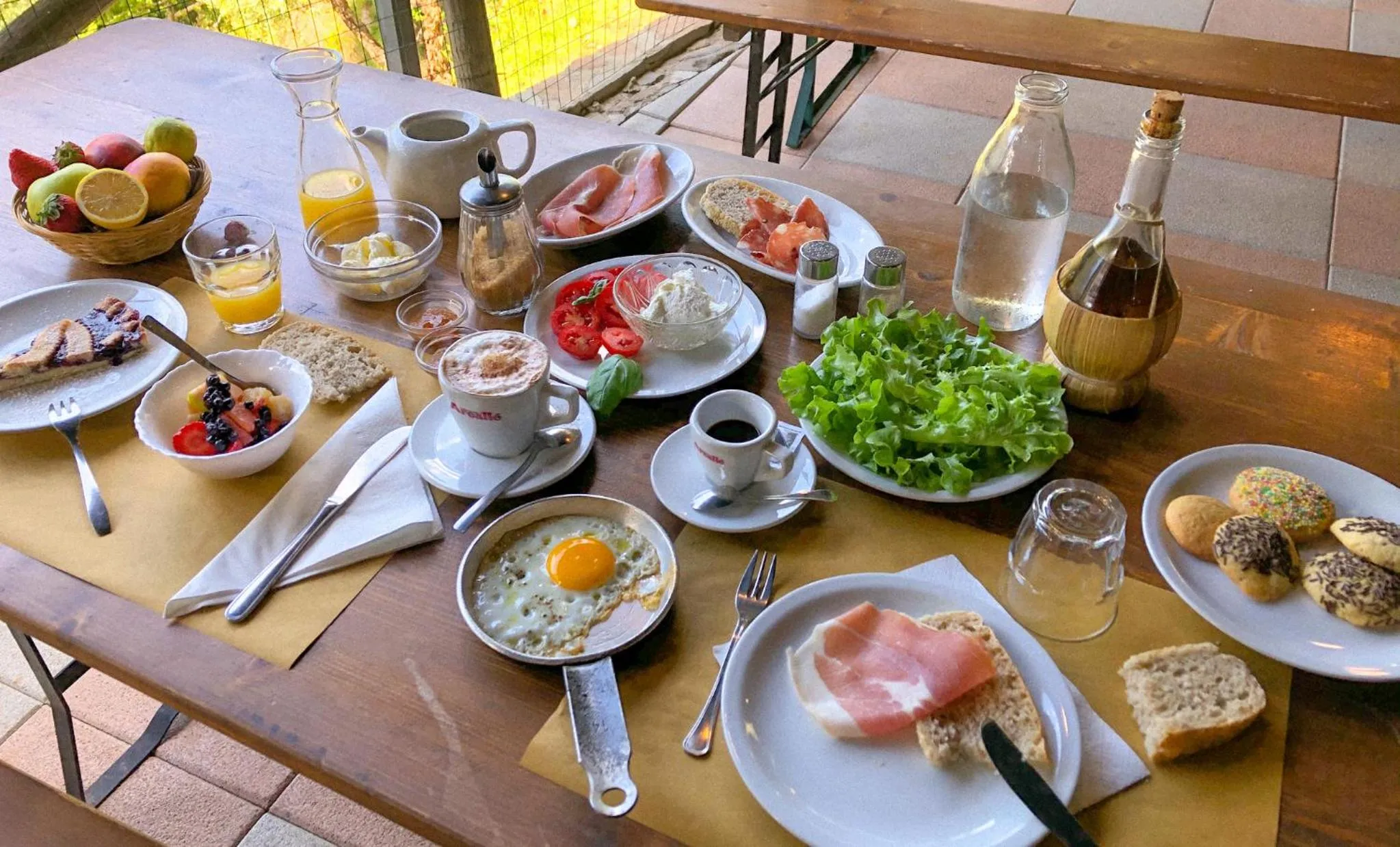 Breakfast in Agriturismo Pian di Fiume