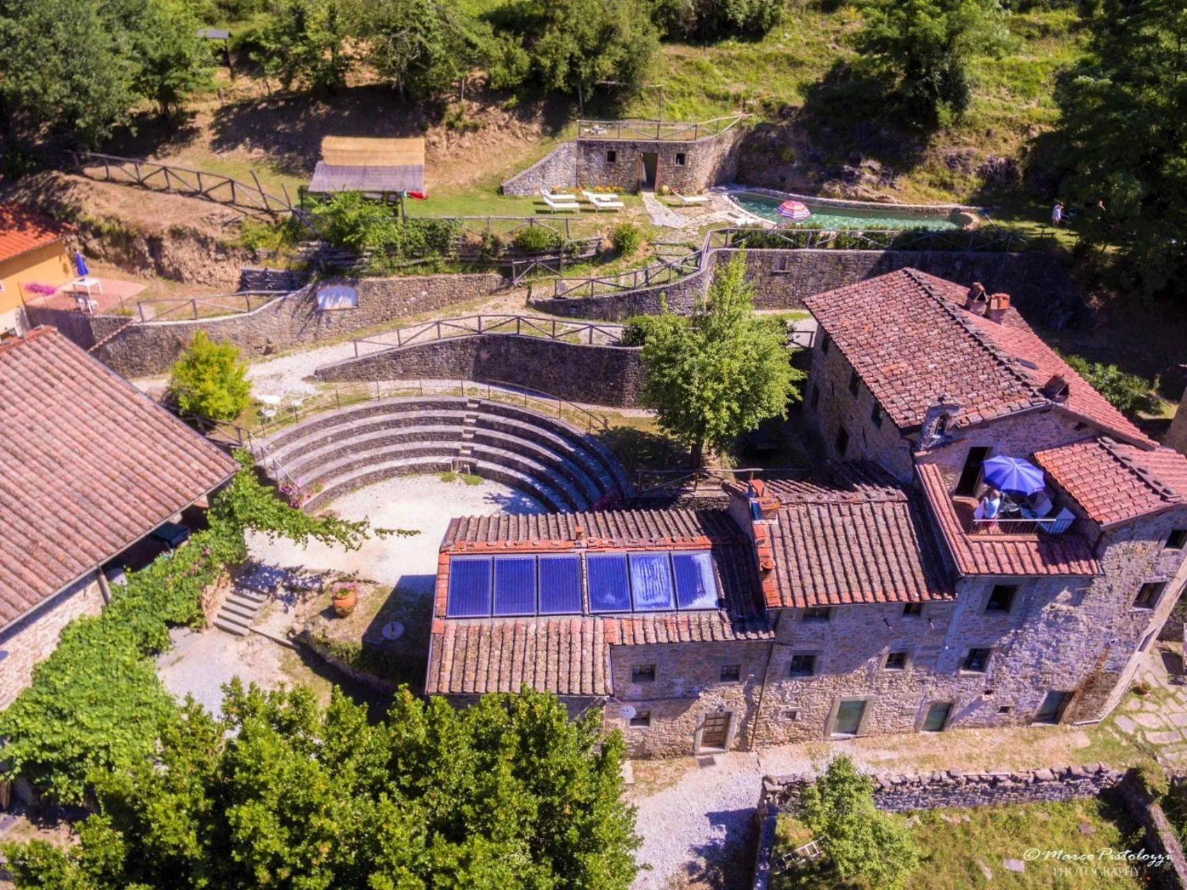Bird's eye view in Agriturismo Pian di Fiume