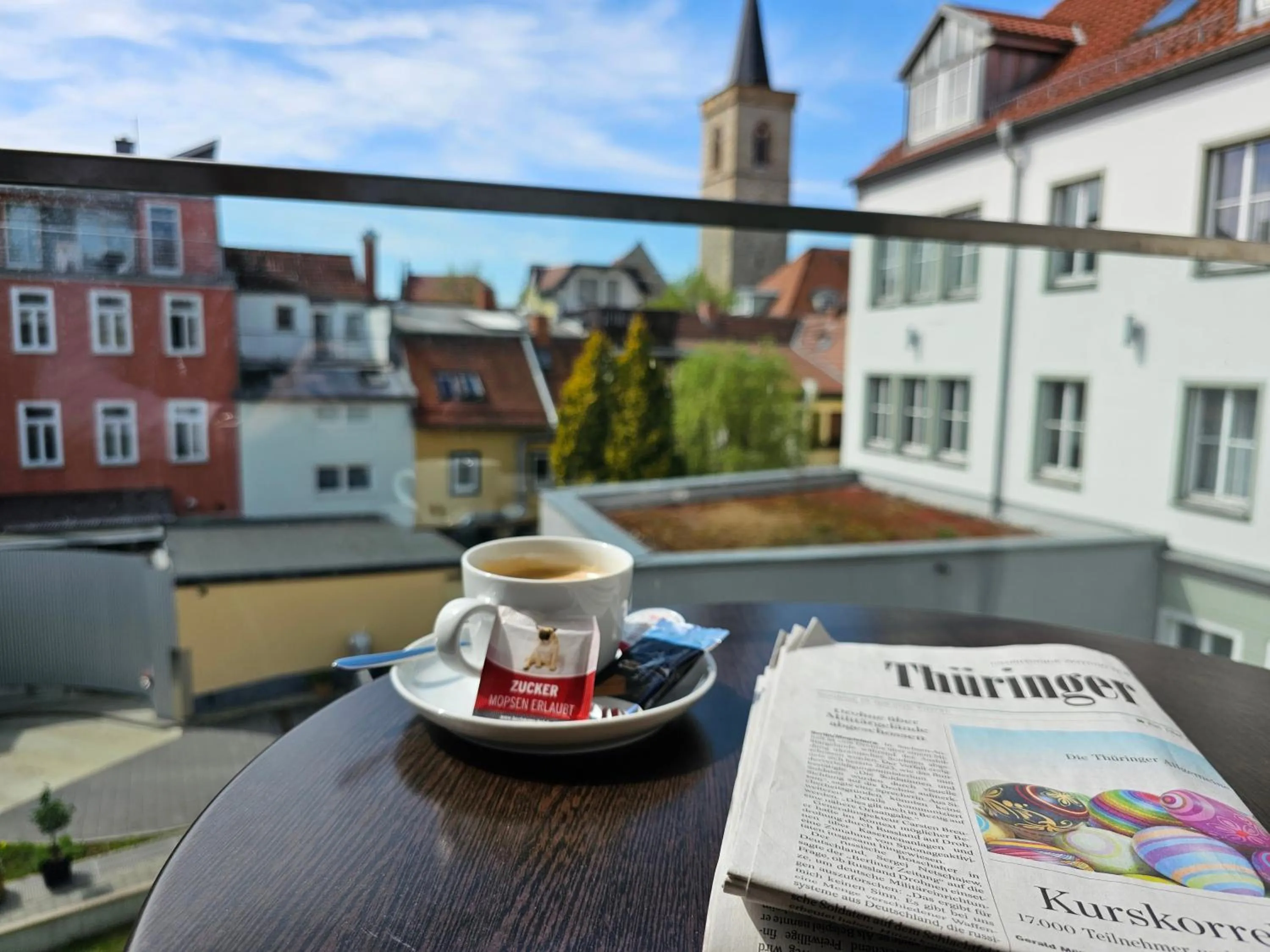 View (from property/room) in Hotel Am Kaisersaal