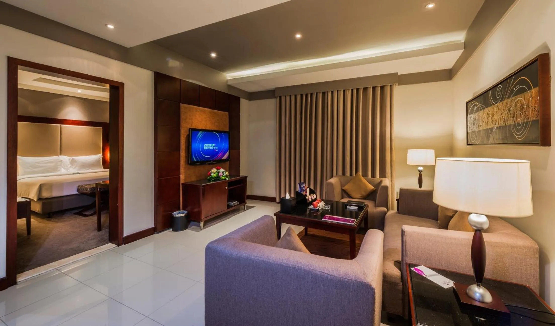 Living room, Bed in Boudl Al Shatea