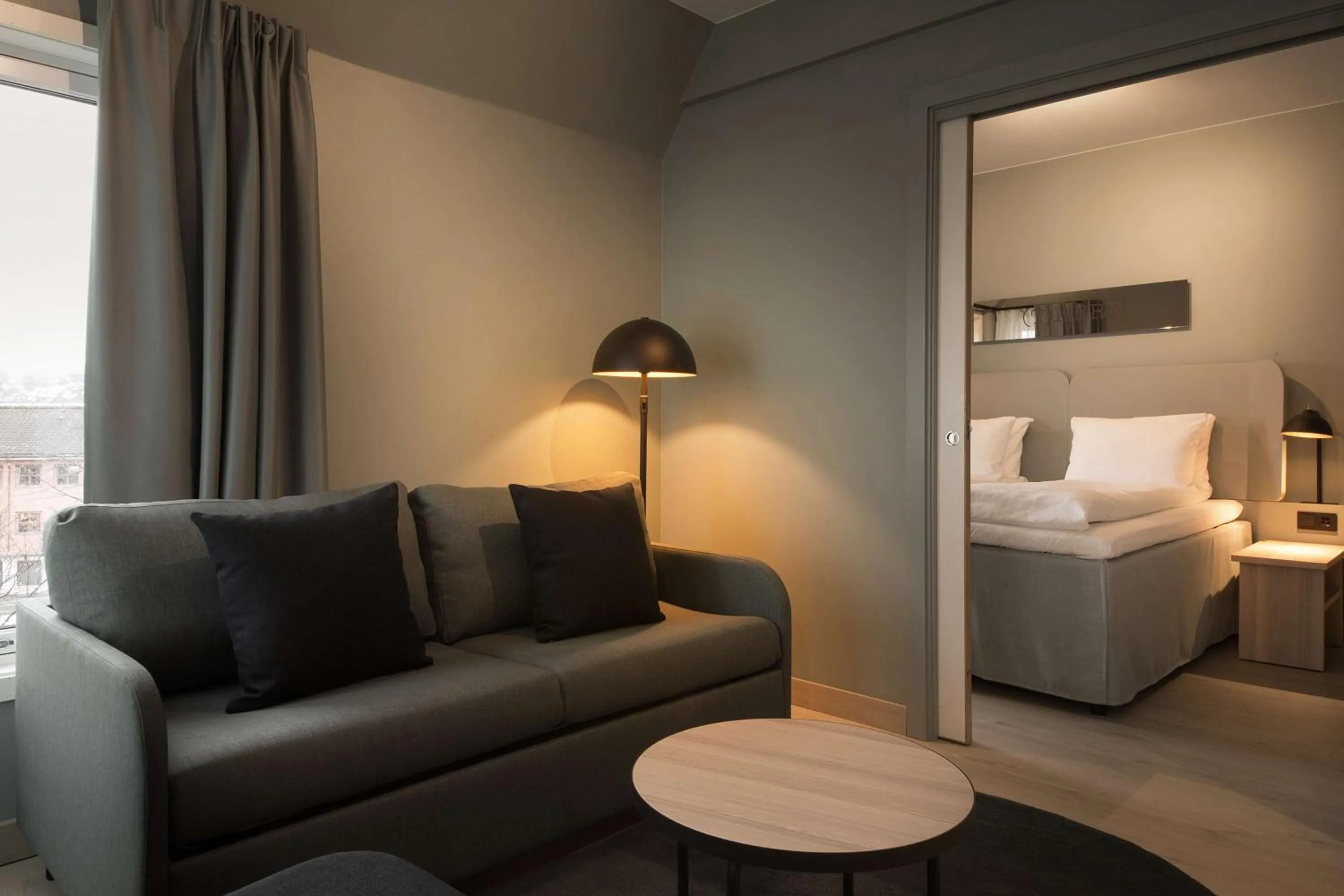 Bedroom, Bed in Scandic Victoria Lillehammer