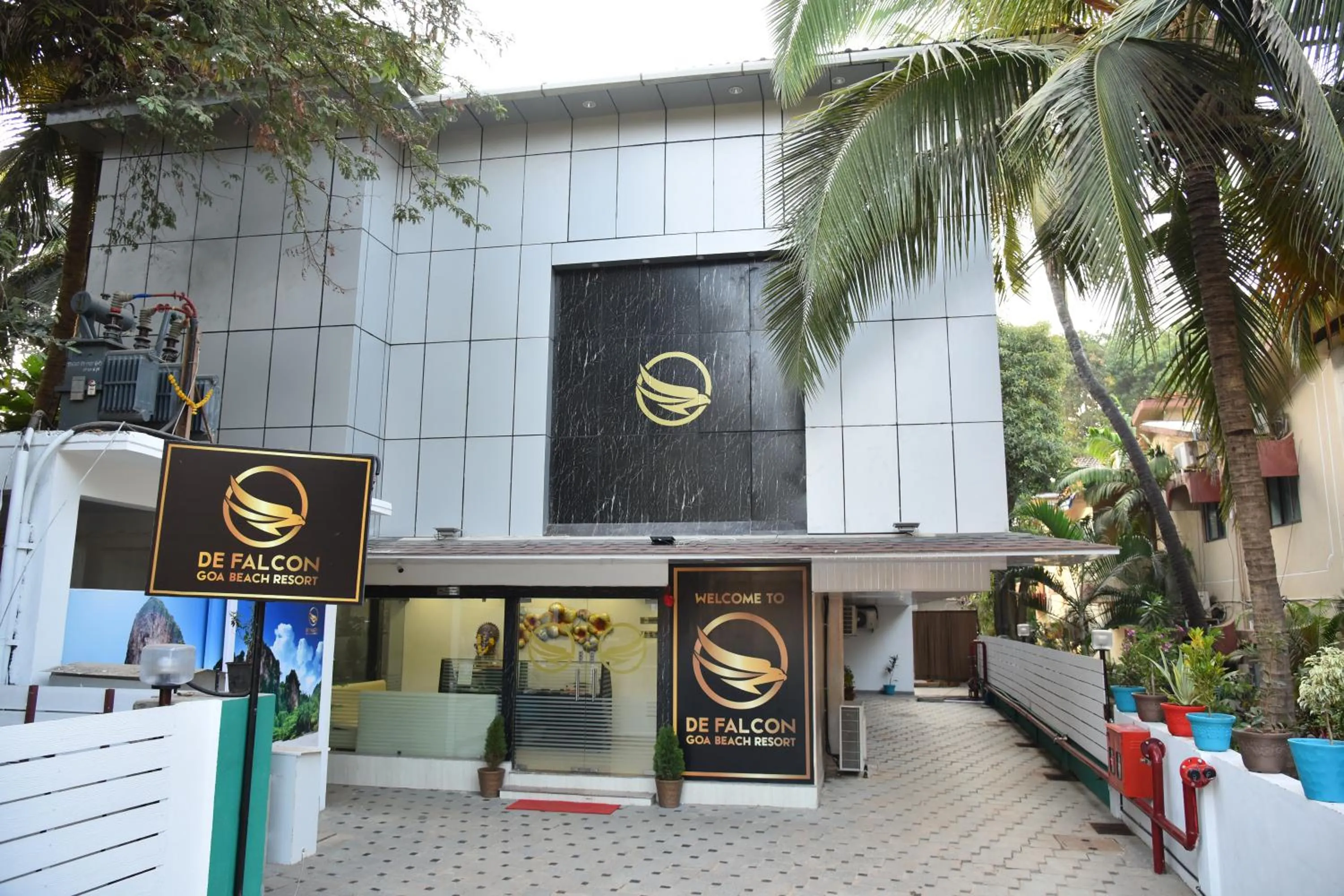 Property building in De Falcon Goa Beach Resort