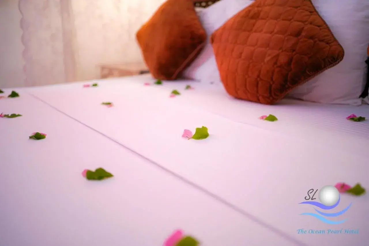 Bed in The Ocean Pearl Hotel Negombo Bed in The Ocean Pearl Hotel Negombo