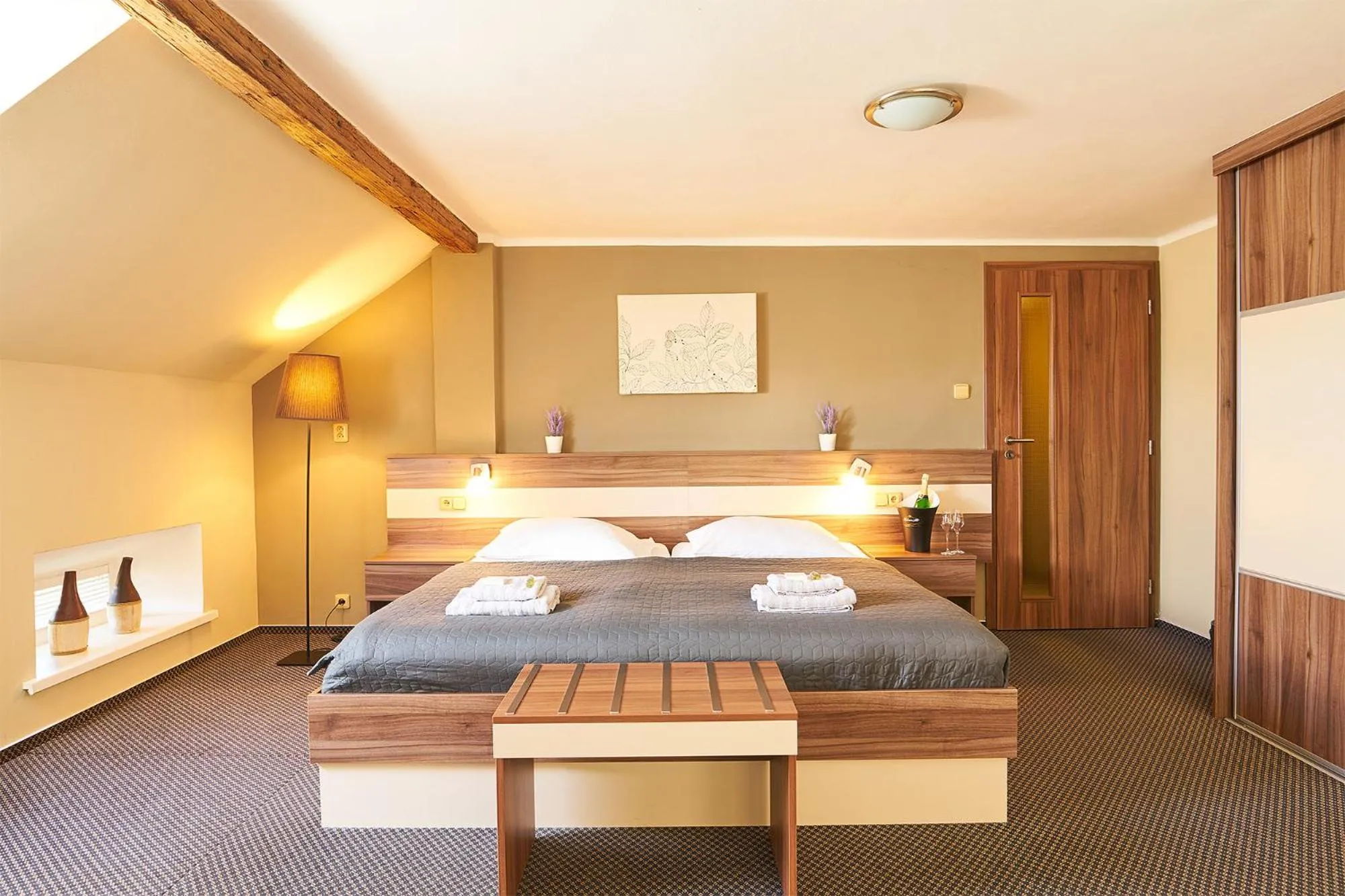 Bedroom, Bed in Wellness Hotel Kocanda