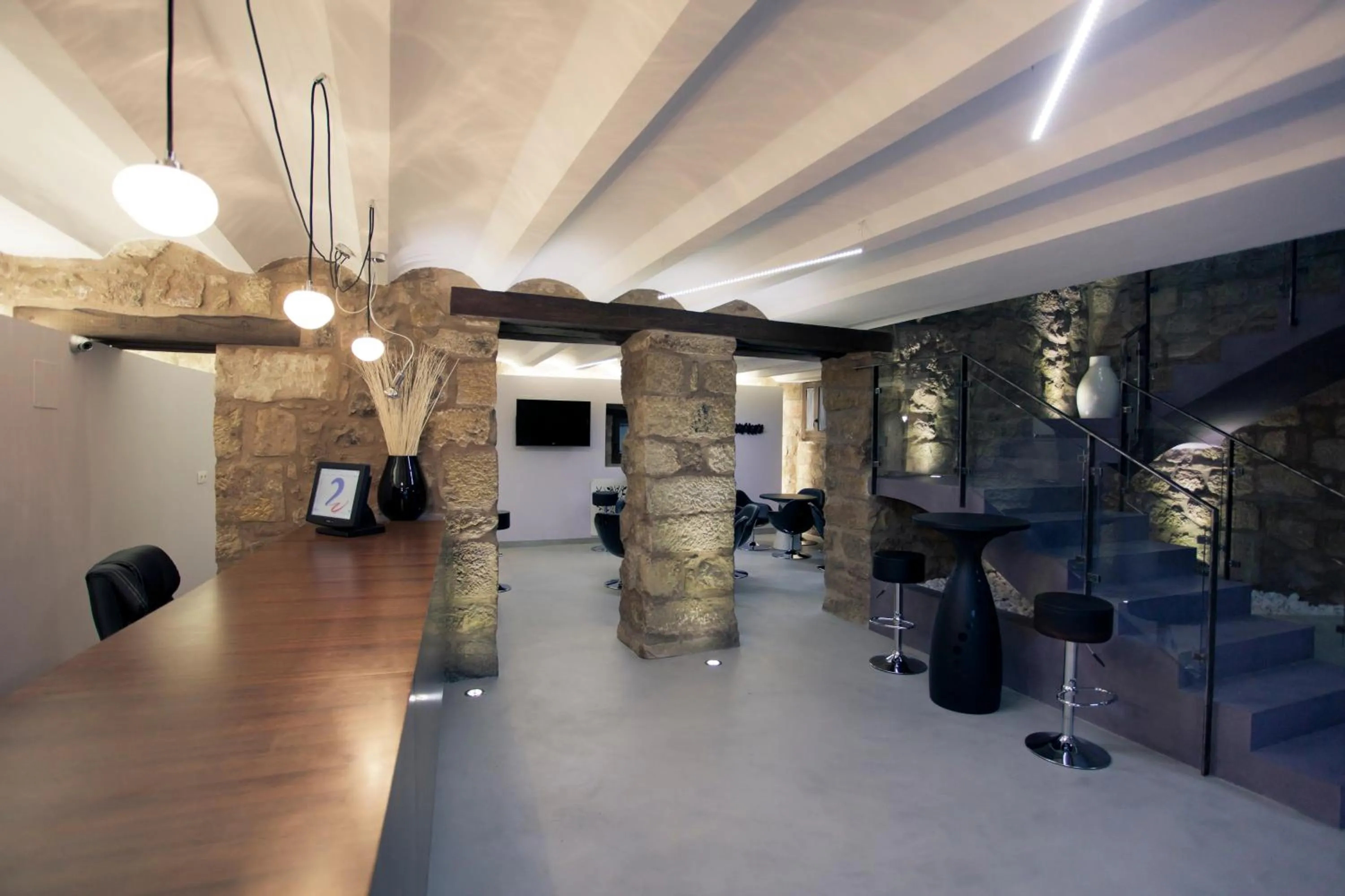 Lobby or reception in Hotel Restaurante Masía la Torre
