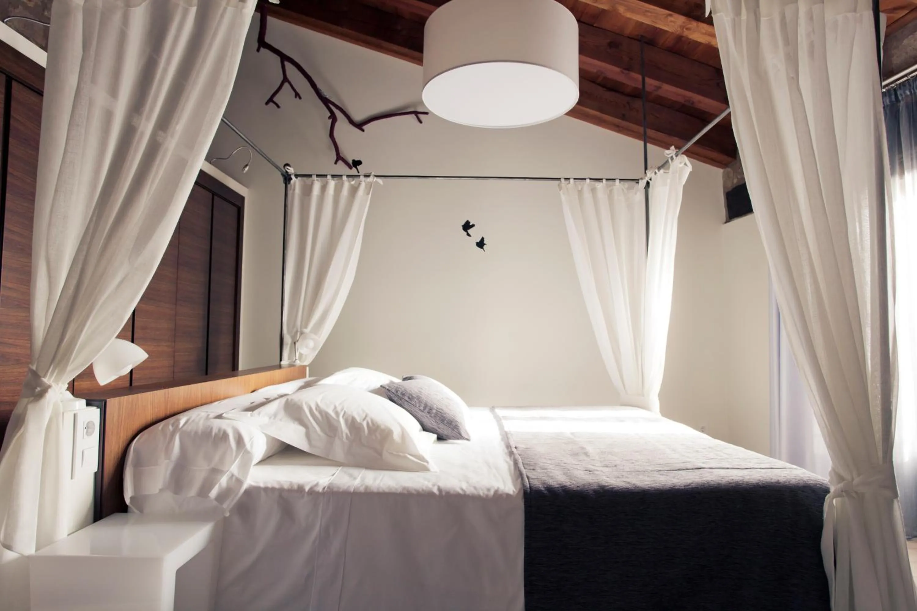 Bed in Hotel Restaurante Masía la Torre