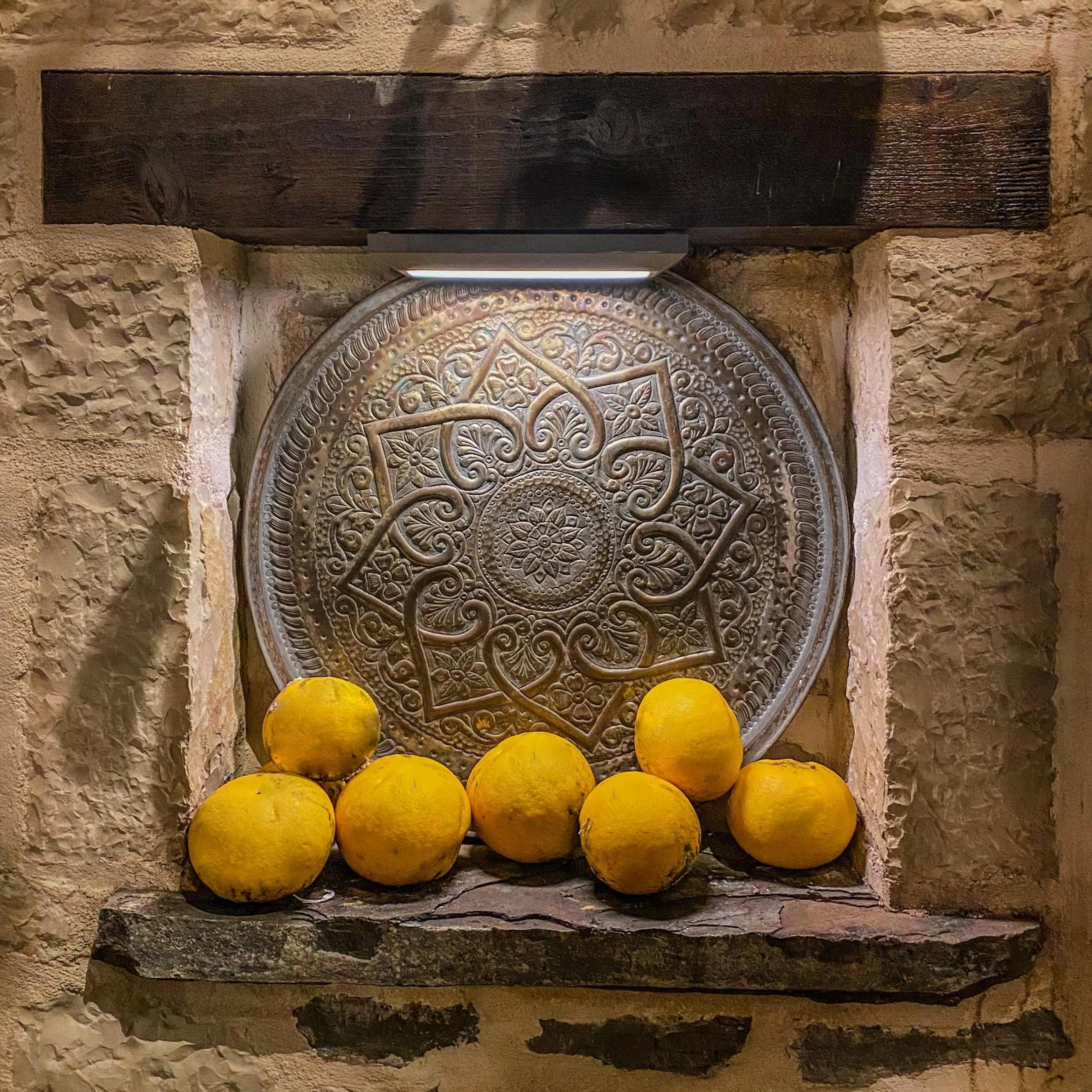 Decorative detail in KAMARES Historic Boutique Hotel & Spa