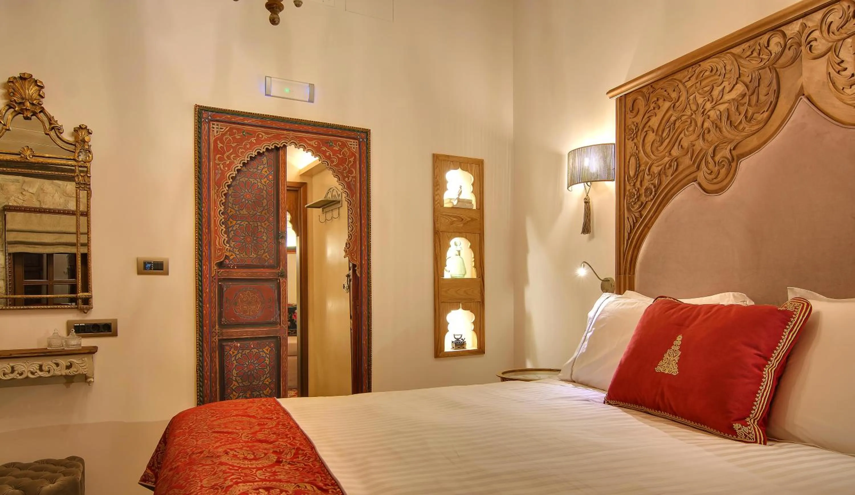 Bed in KAMARES Historic Boutique Hotel & Spa