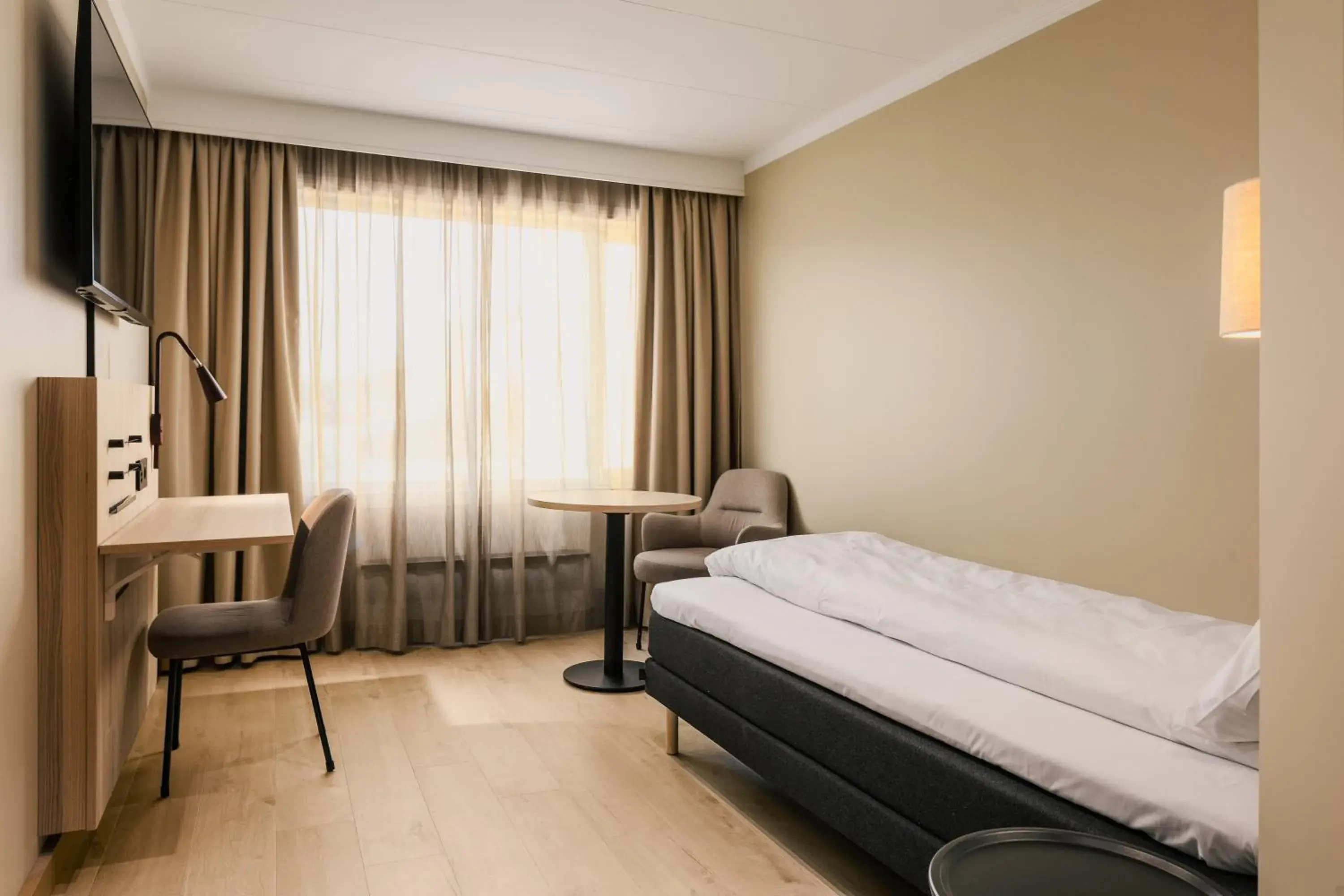 Bed in Scandic Gardermoen Bed in Scandic Gardermoen