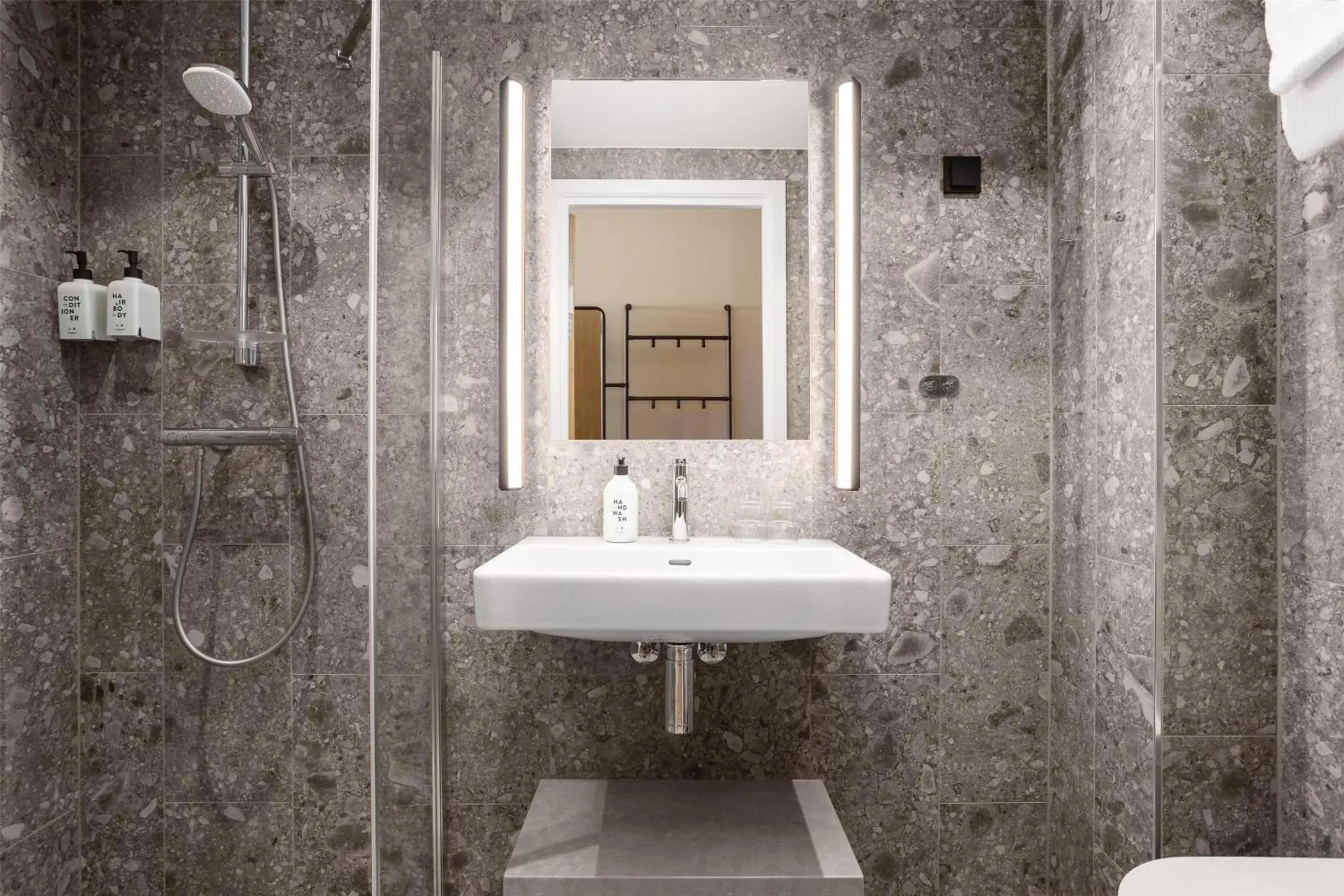 Bathroom in Scandic Gardermoen Bathroom in Scandic Gardermoen