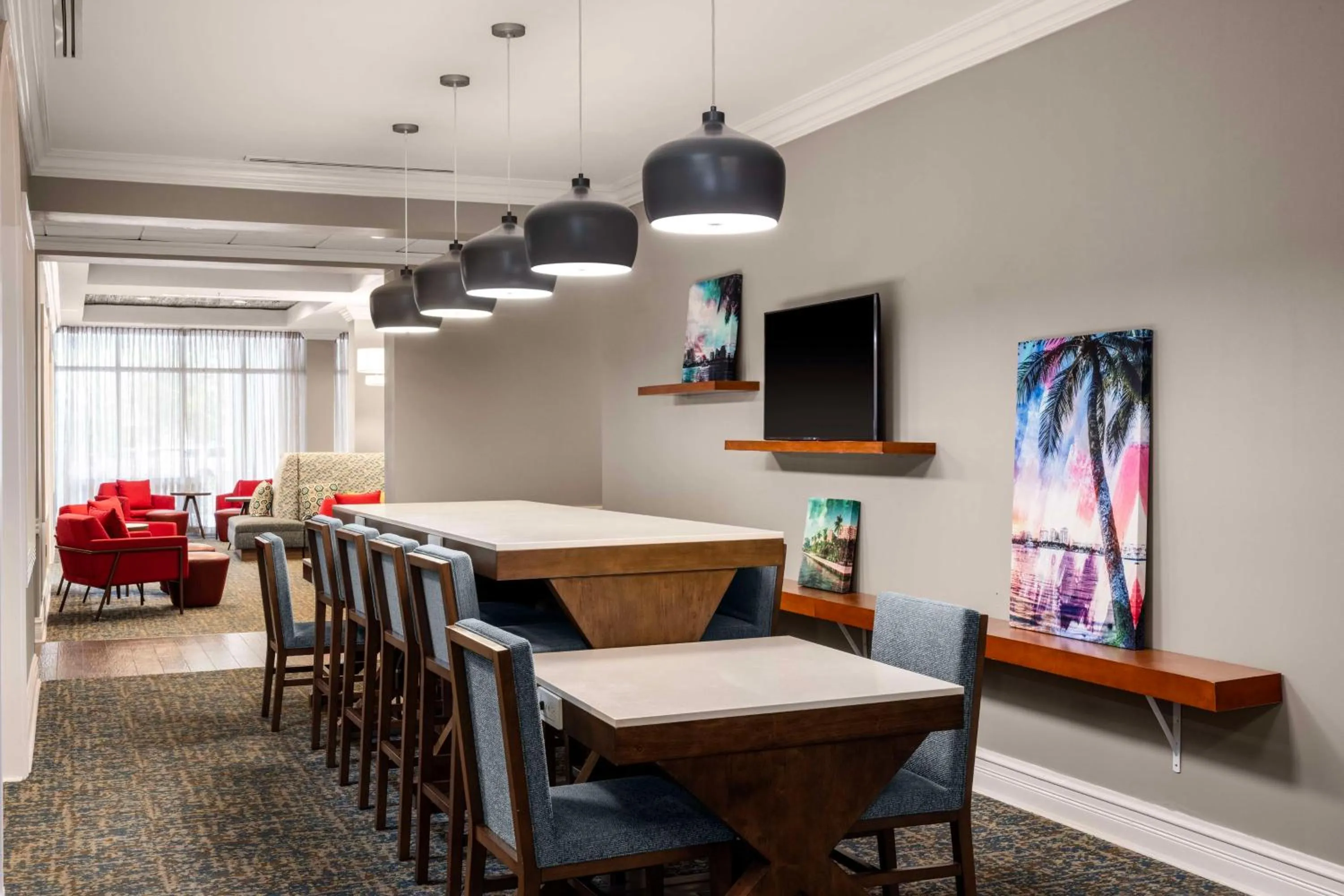 Lobby or reception in Hampton Inn West Palm Beach Central Airport