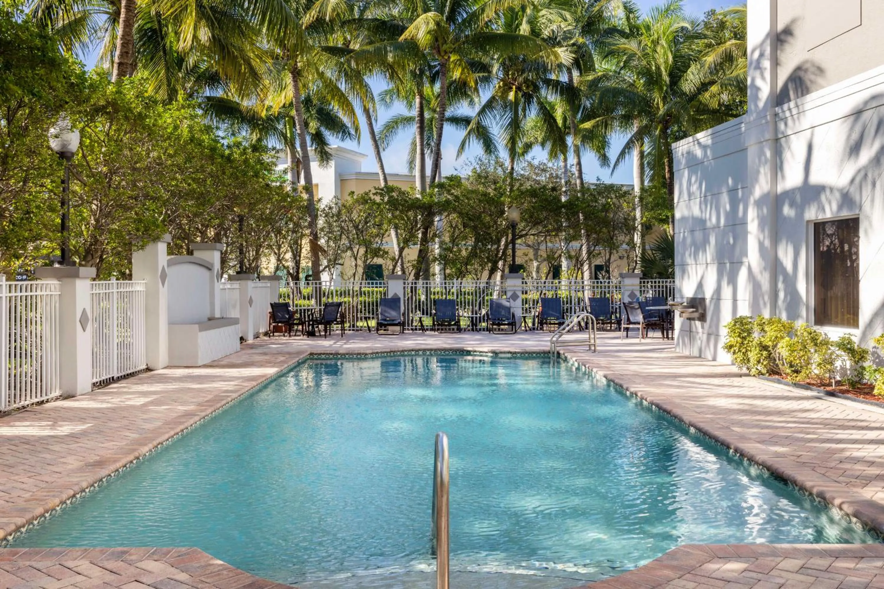 Pool view in Hampton Inn West Palm Beach Central Airport