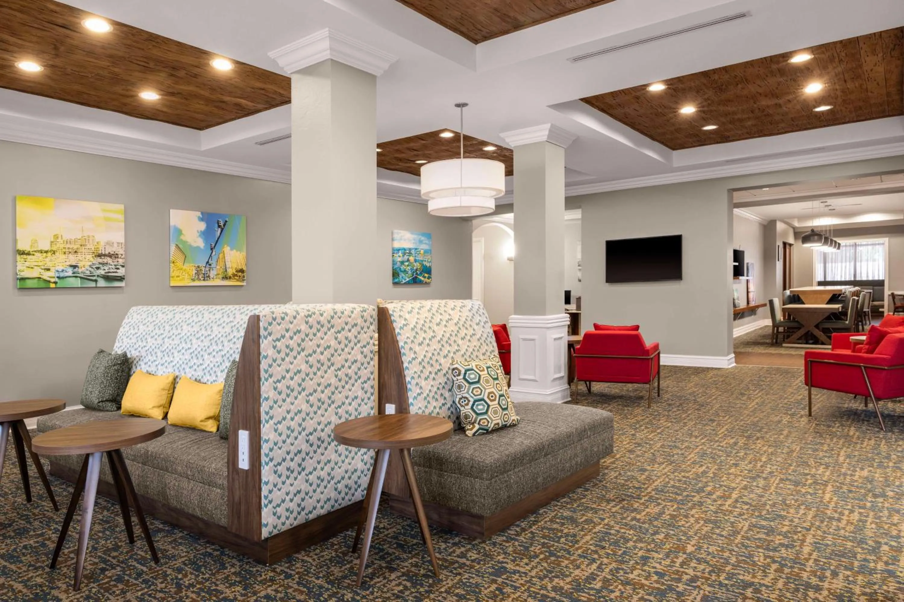 Lobby or reception in Hampton Inn West Palm Beach Central Airport