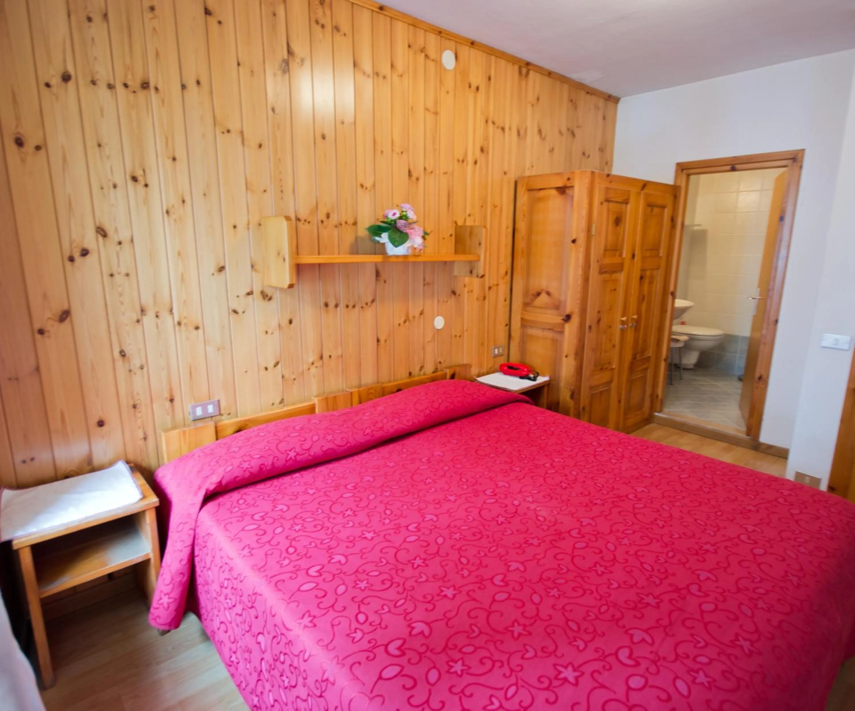 Bed in Meublé Albergo Dante