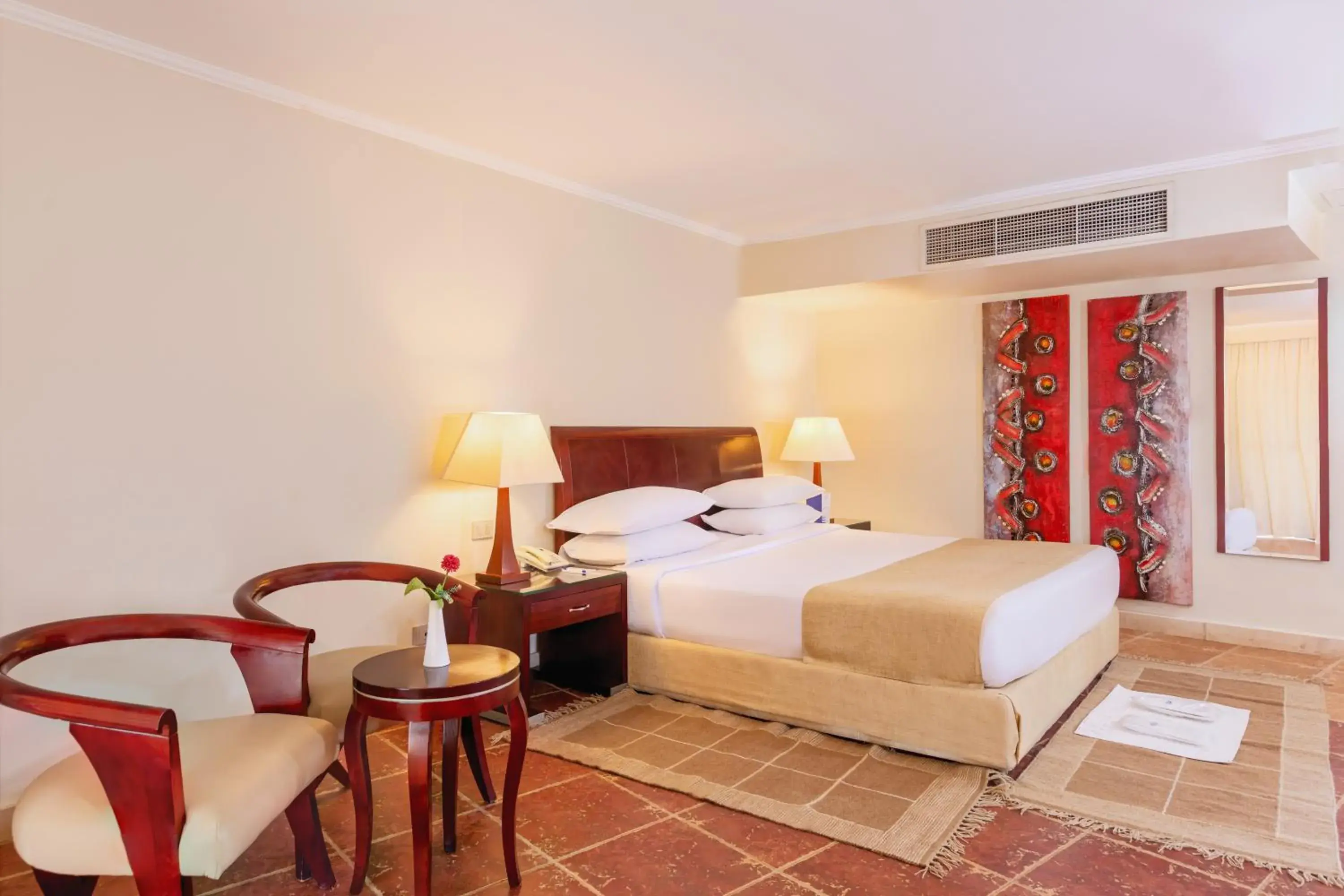 Bedroom, Bed in Coral Sea Beach and Aqua Park Bedroom, Bed in Coral Sea Beach and Aqua Park