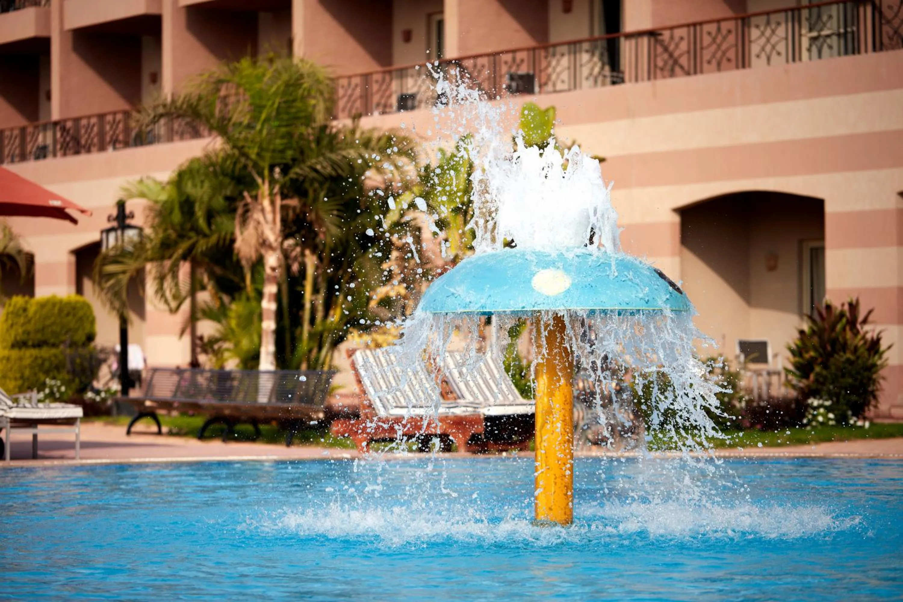 Swimming pool in Coral Sea Beach and Aqua Park