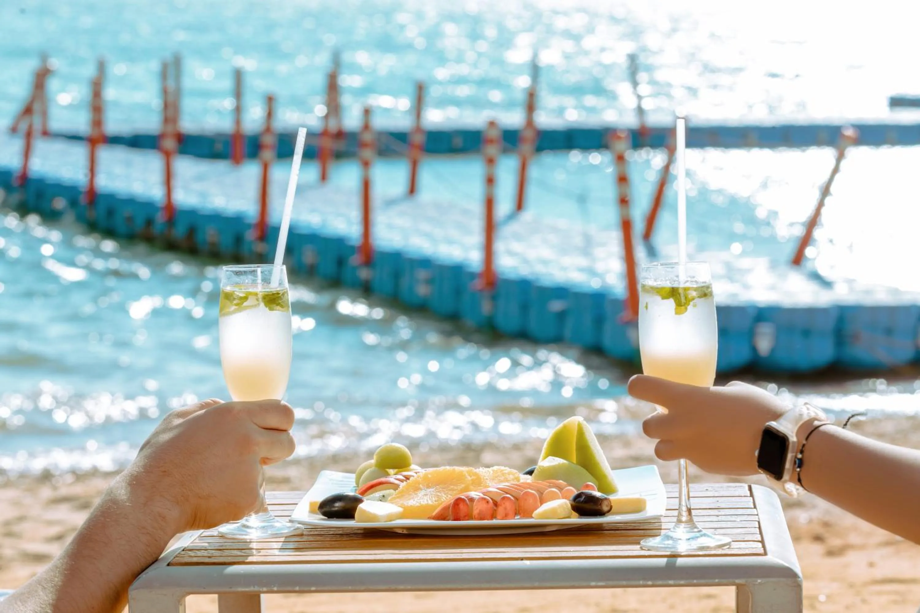 Beach in Coral Sea Beach and Aqua Park