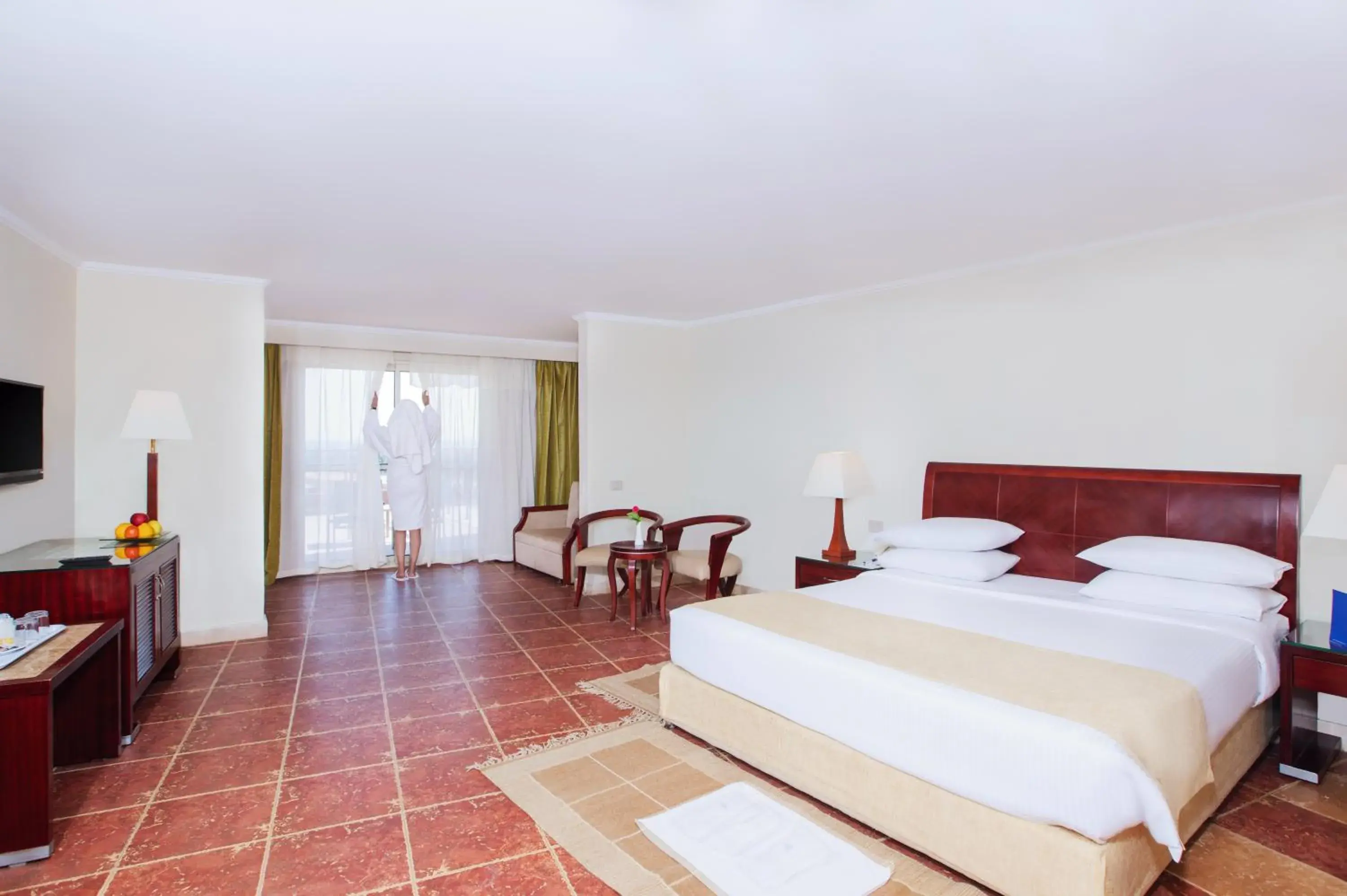 Bedroom, Bed in Coral Sea Beach and Aqua Park Bedroom, Bed in Coral Sea Beach and Aqua Park