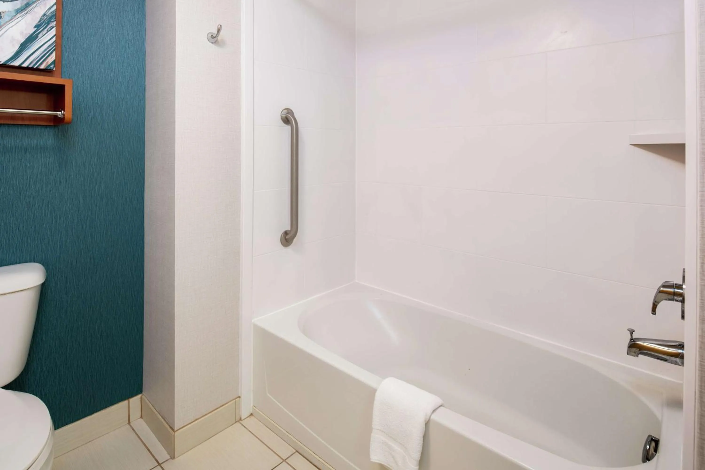 Bathroom in Homewood Suites by Hilton Virginia Beach