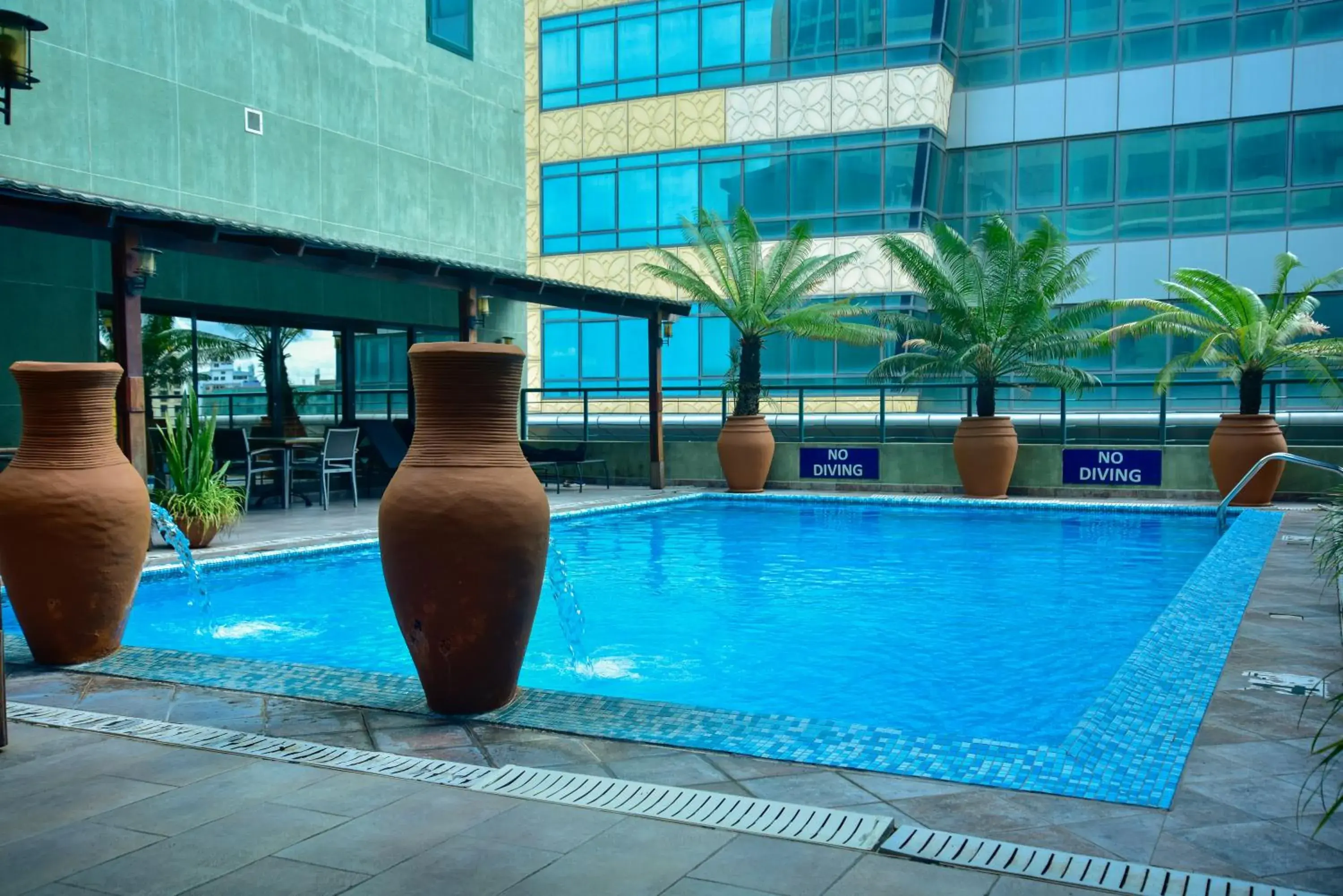 Pool view in Harbour View Suites Pool view in Harbour View Suites