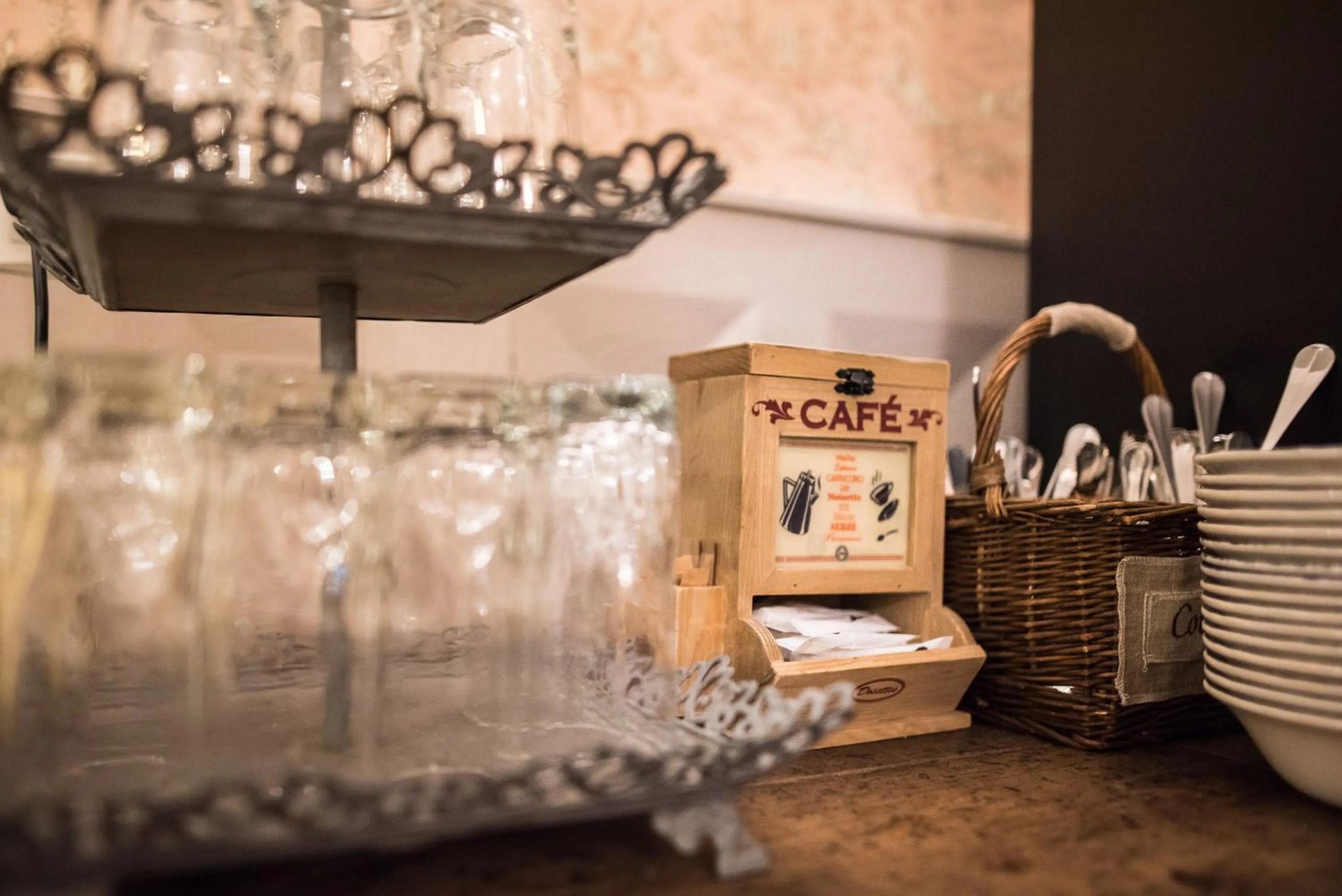 Buffet breakfast in L'Auberge du Port des Roches