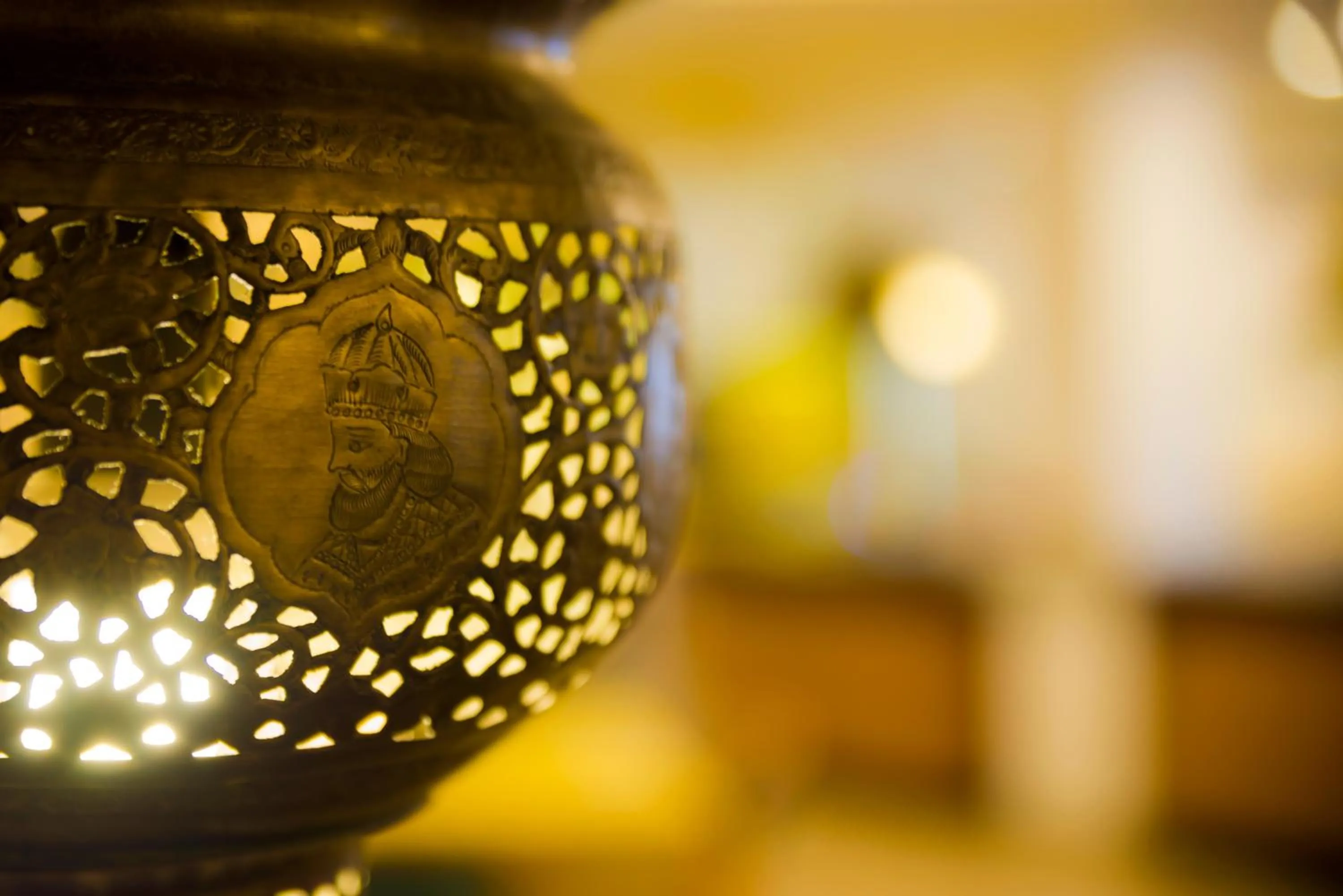 Decorative detail in Golden Walls Hotel