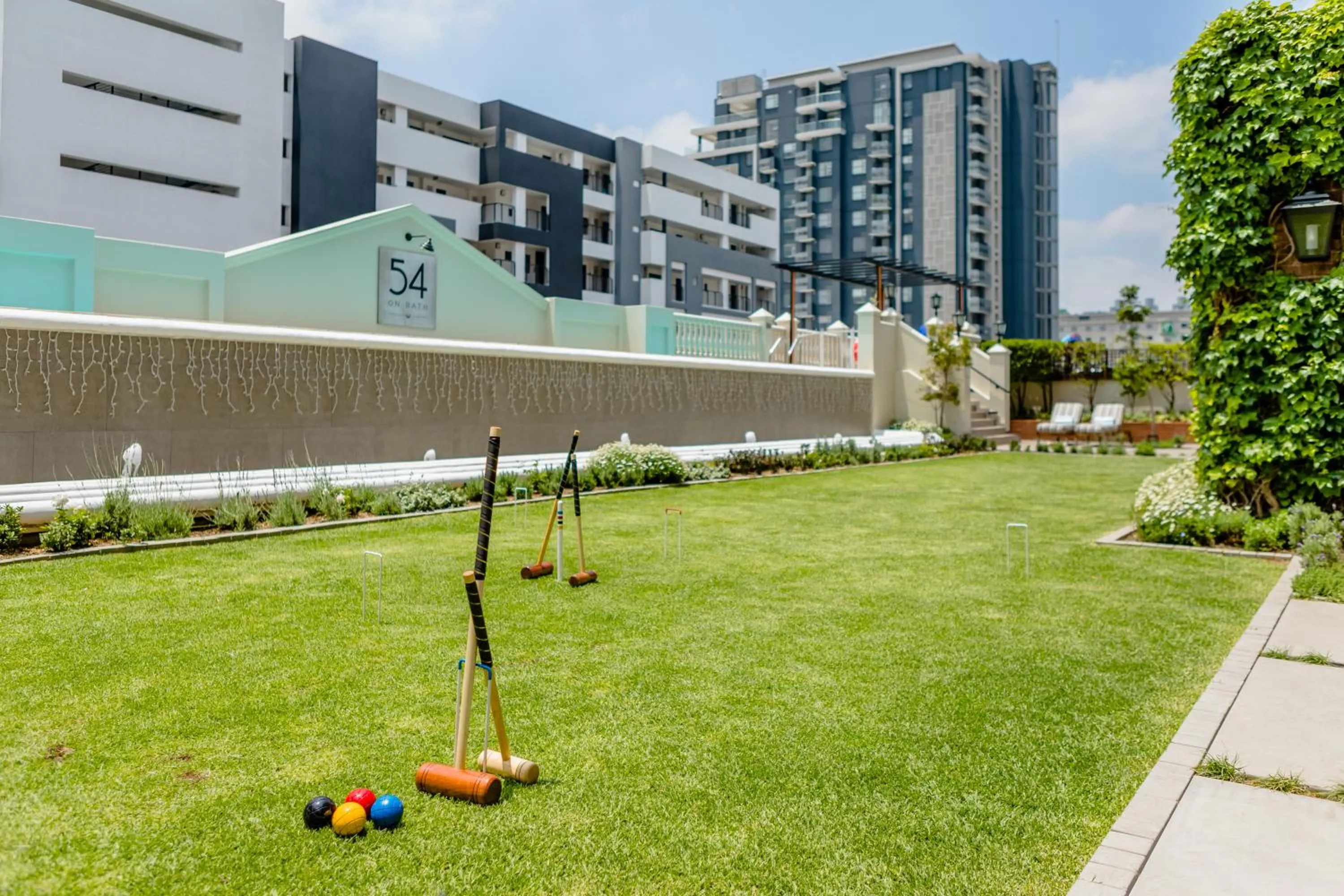Balcony/Terrace in 54 on Bath, Johannesburg Rosebank