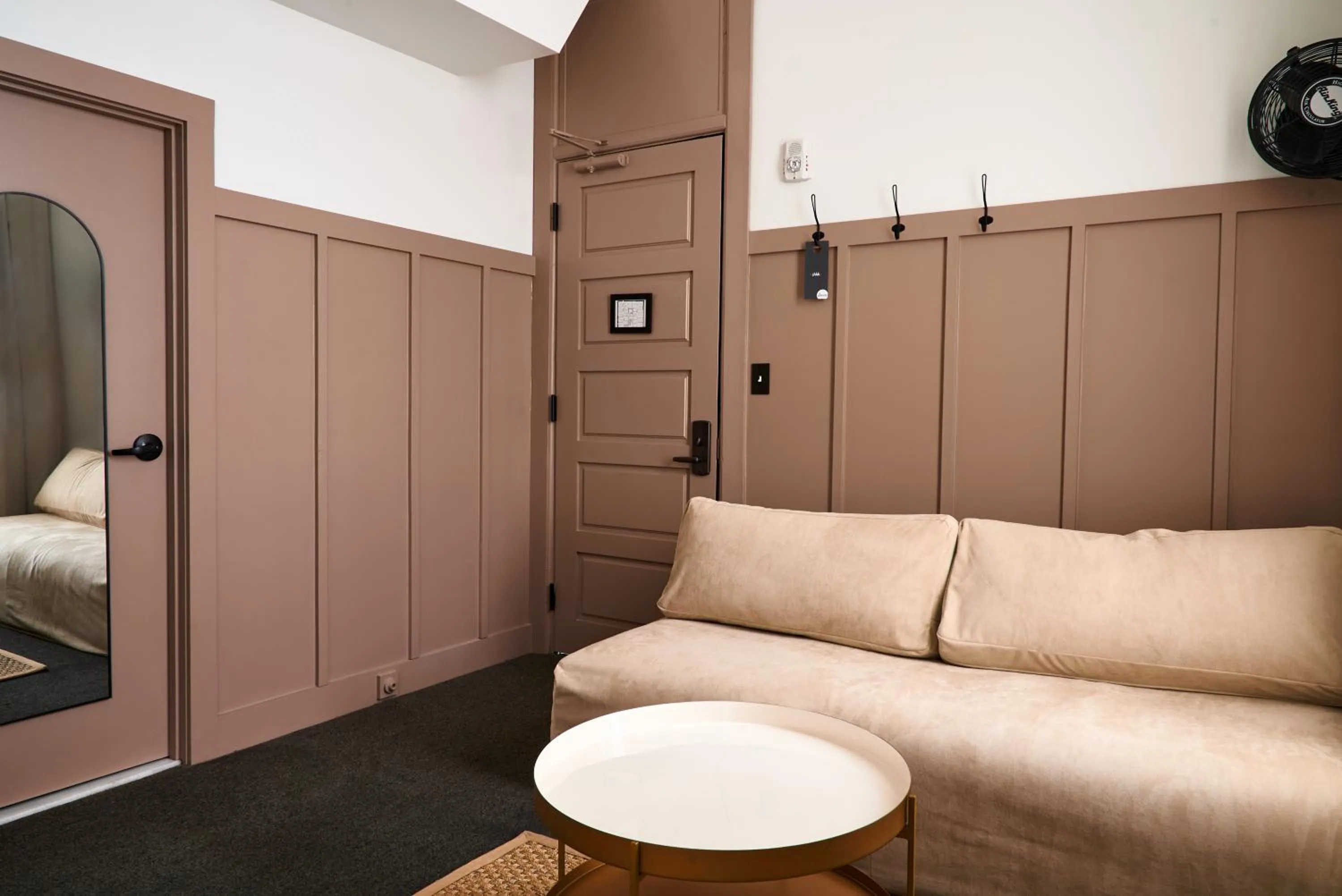 Seating area in The Society Hotel