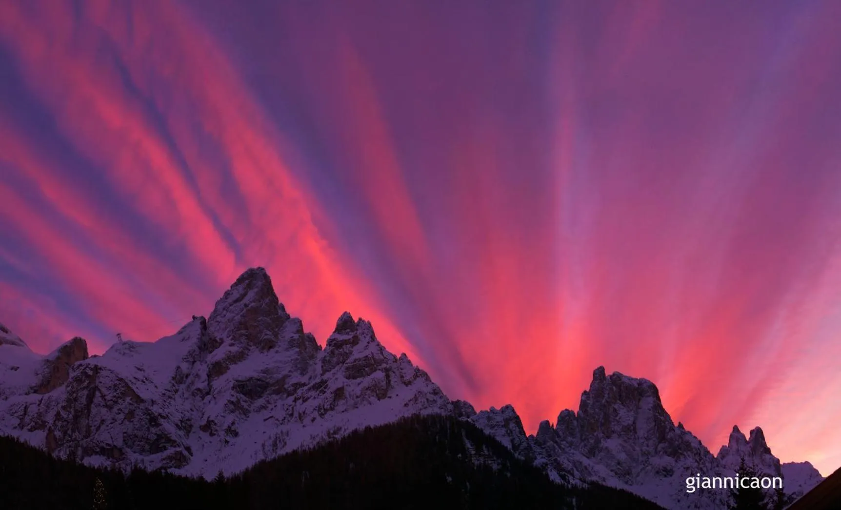 Natural landscape in Residence Taufer