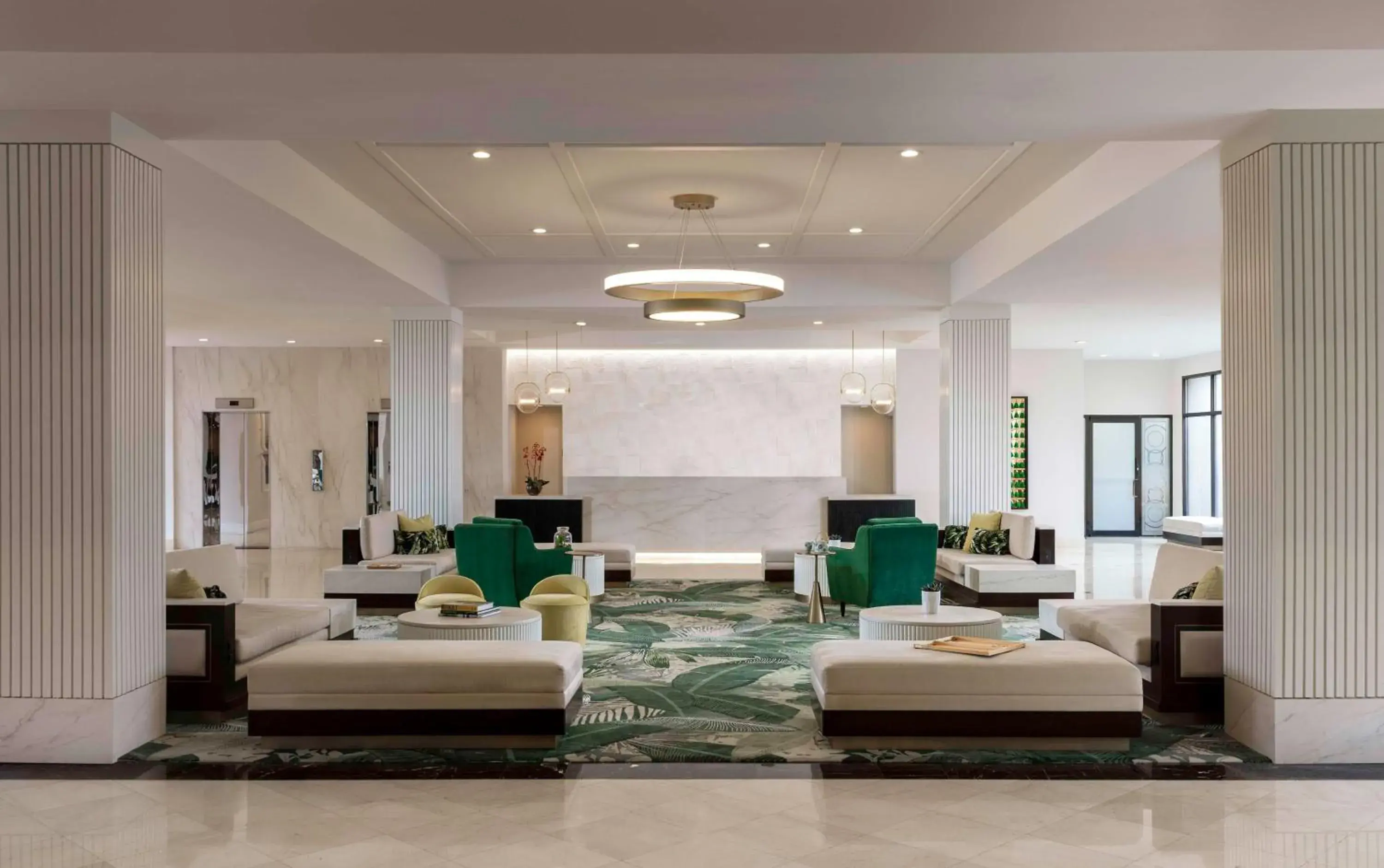 Lobby or reception in Hilton Palm Beach PBI Lobby or reception in Hilton Palm Beach PBI
