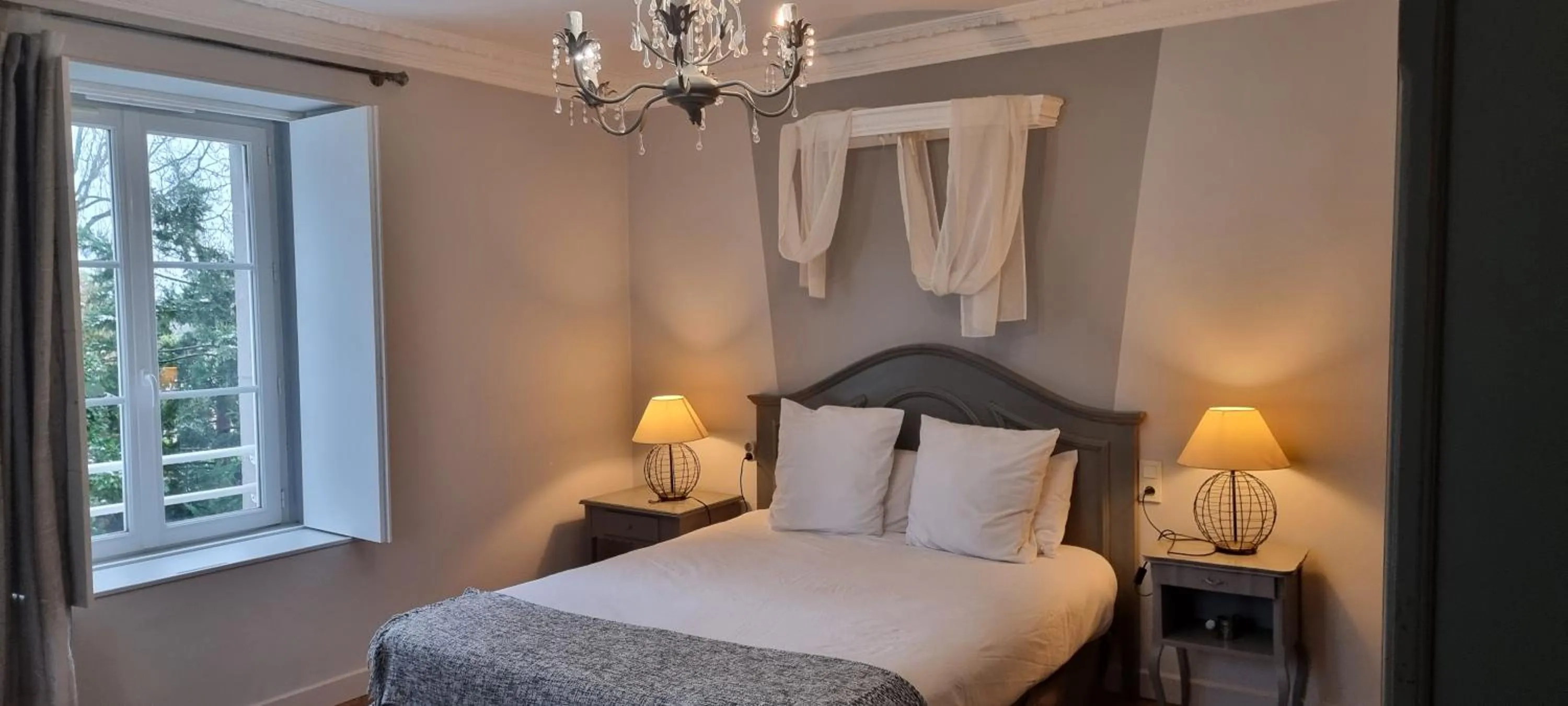 Bed in Chambres d'Hôtes Les Ifs