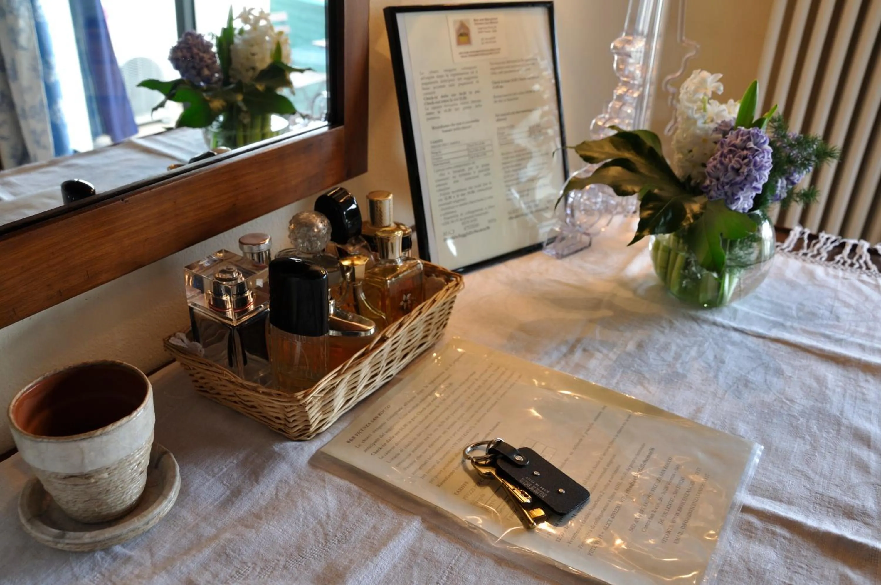 Decorative detail in B&B Vicenza San Rocco