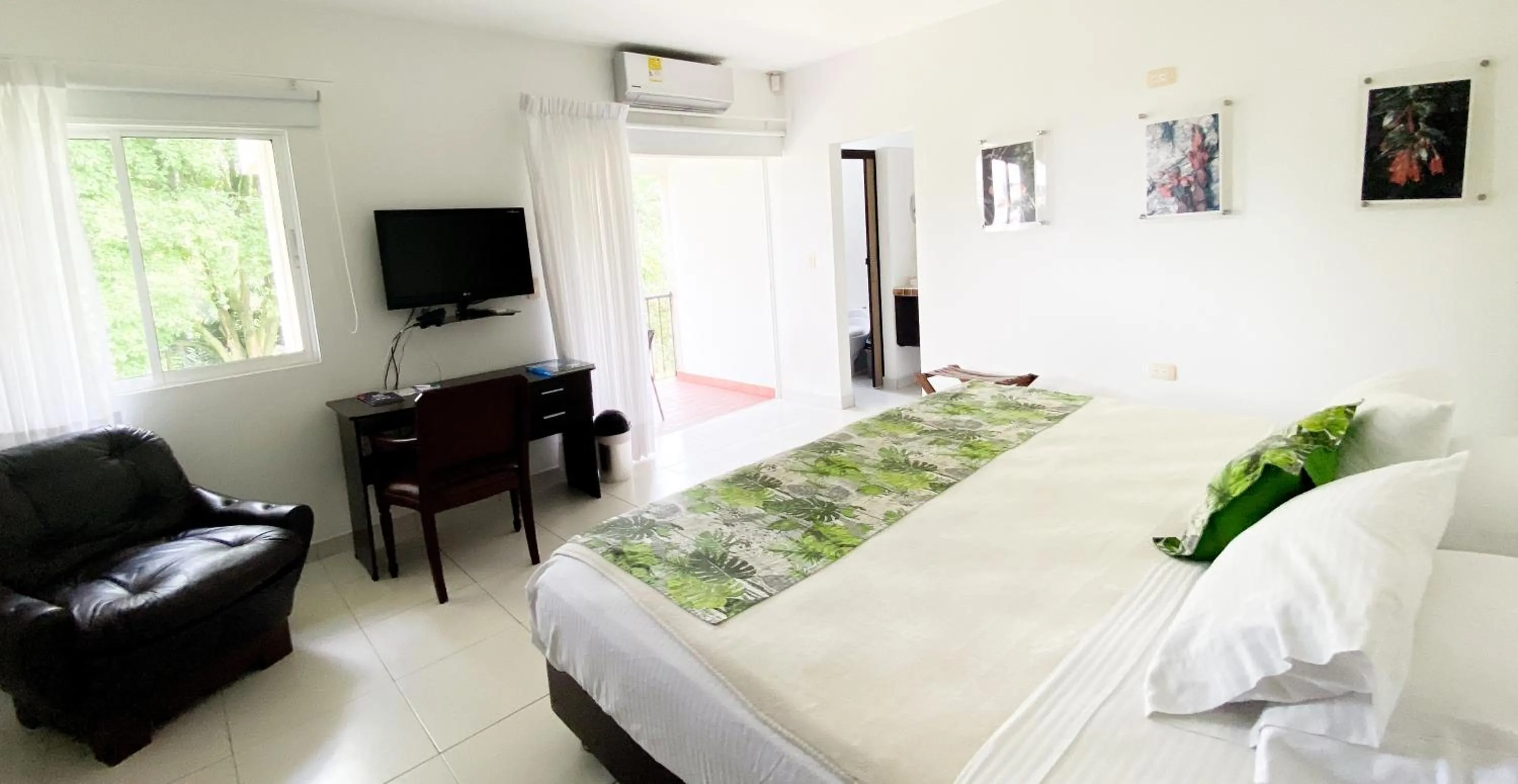 Bed in Hotel Campestre Santa Monica Pance