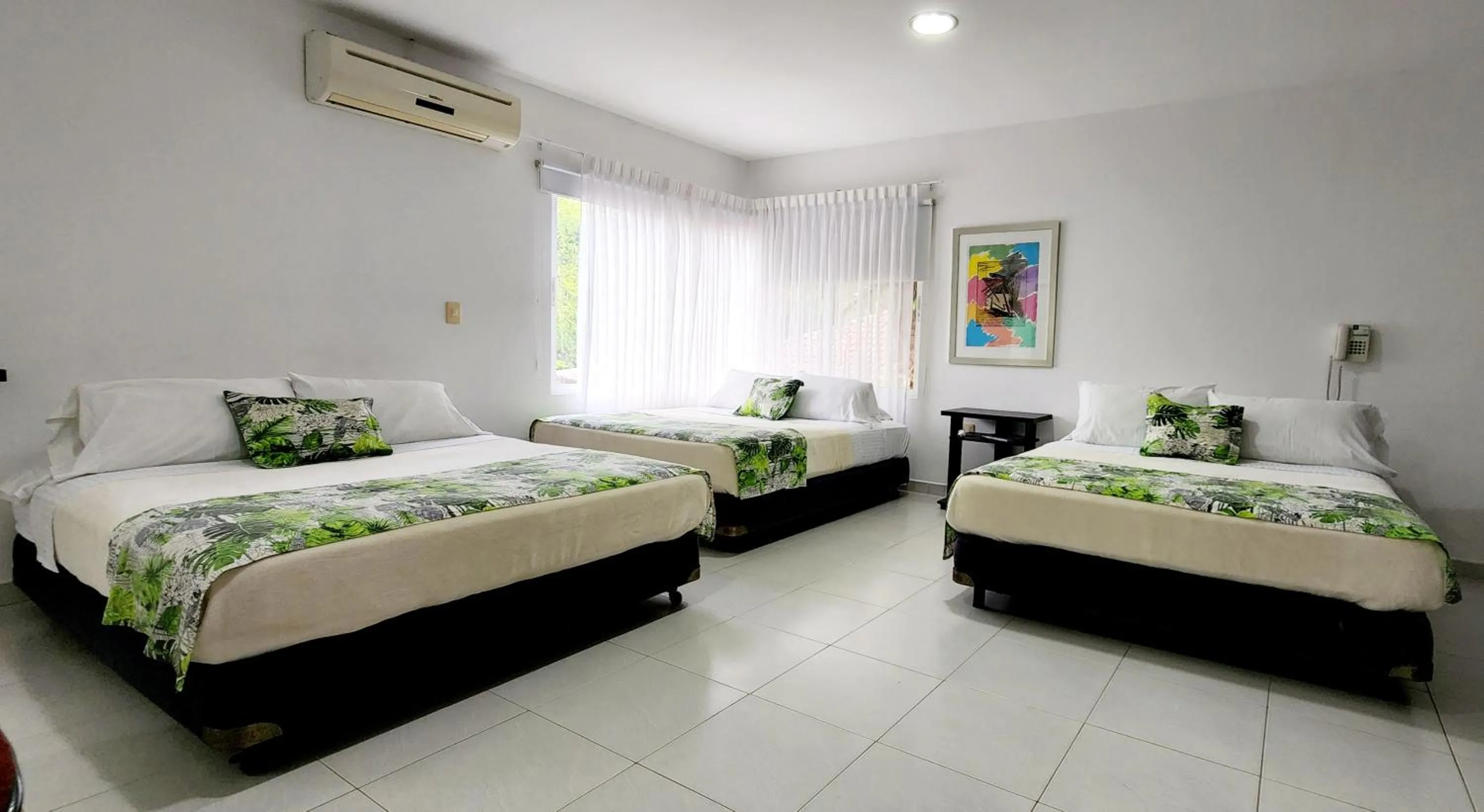 Bed in Hotel Campestre Santa Monica Pance