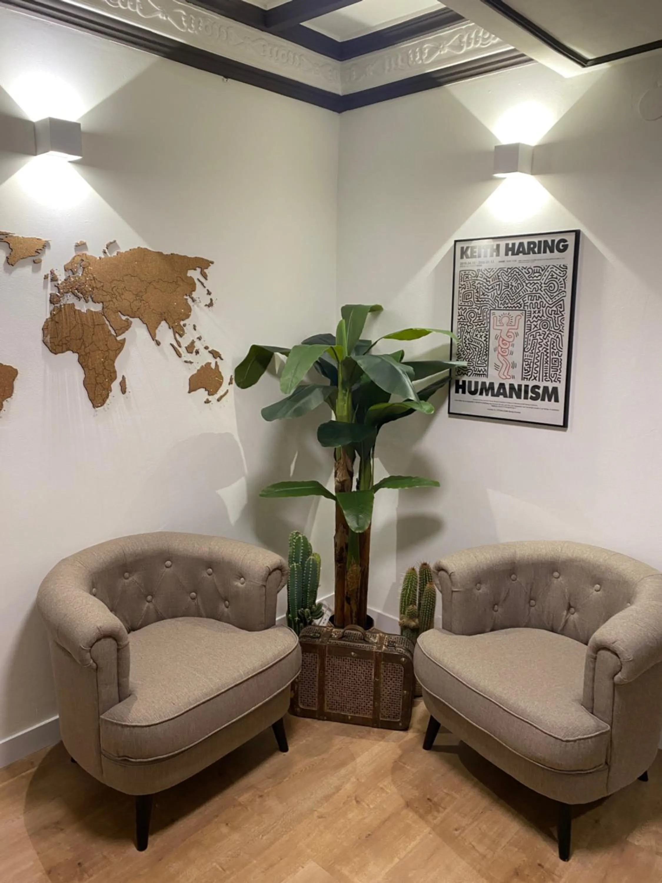 Lobby or reception in Happy Hostal Carrales