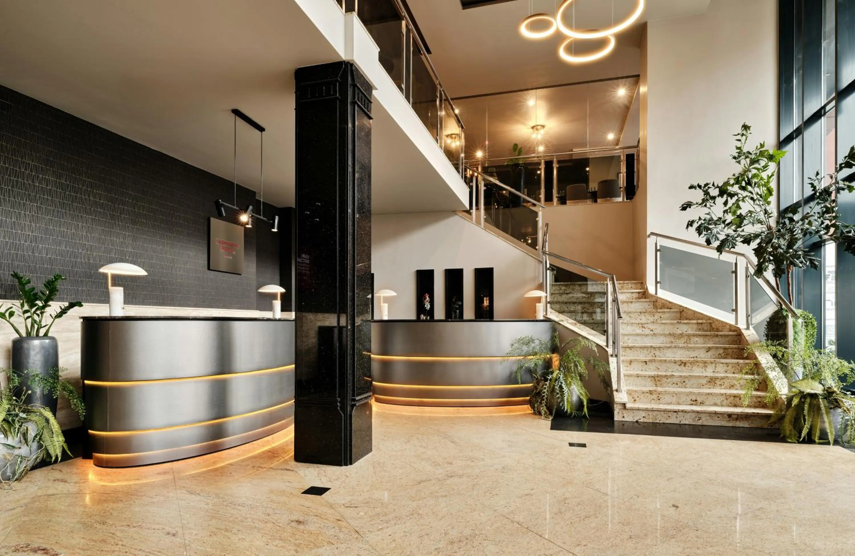 Lobby or reception in Leonardo Royal Hotel Warsaw