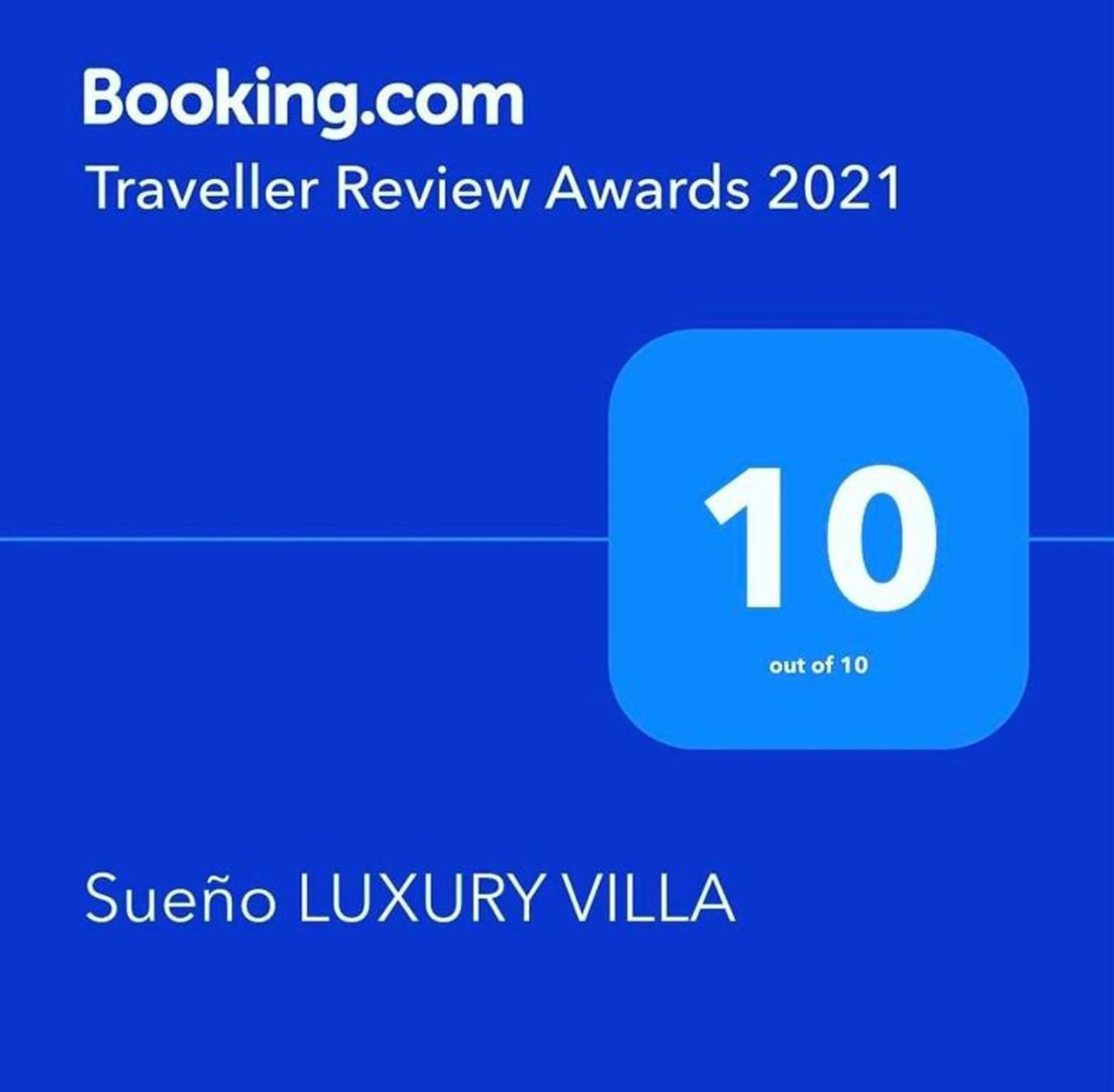 Certificate/Award in Sueño LUXURY VILLA, in Argasi 180 Iconic Sea View