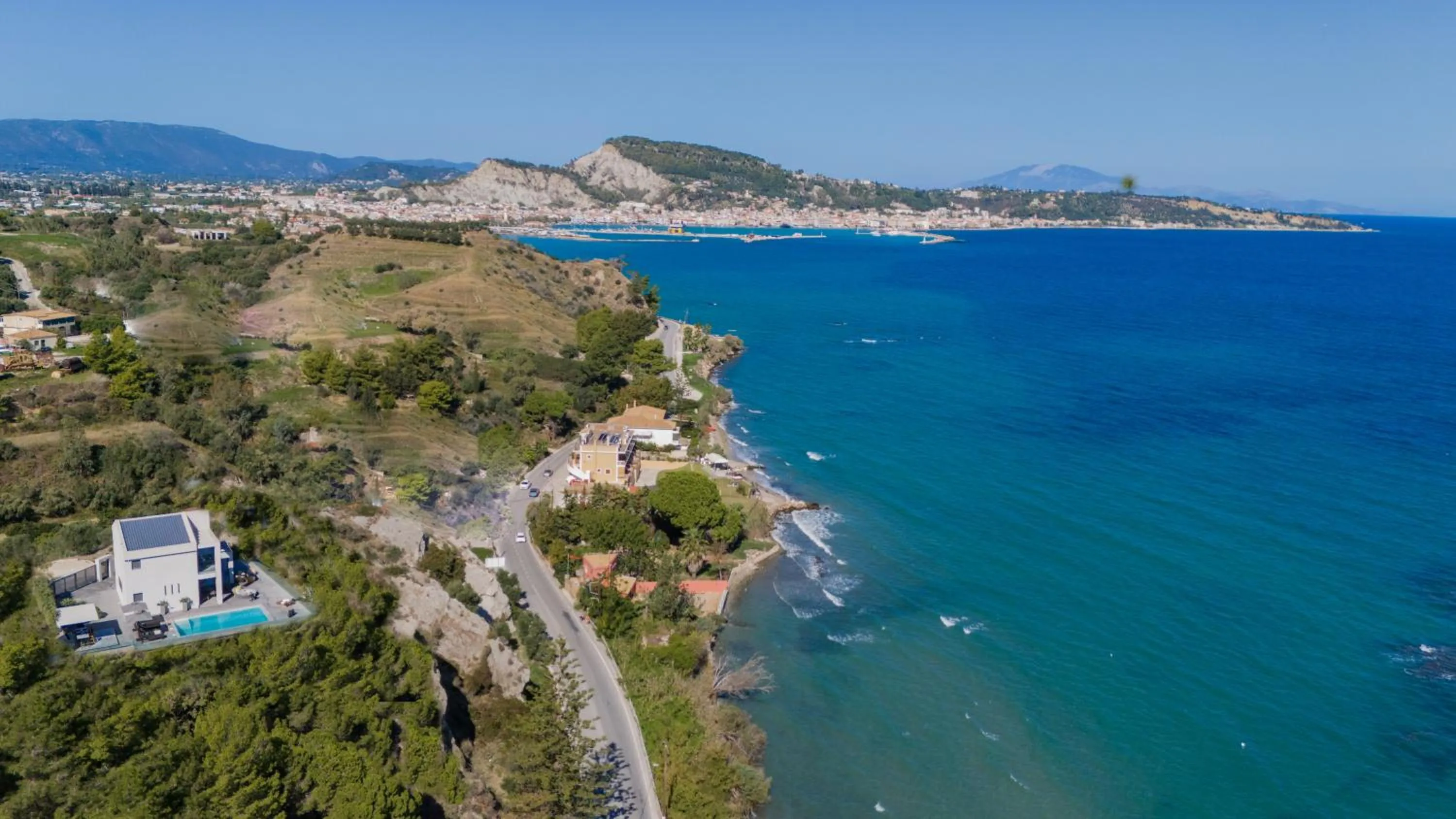 Property building in Sueño LUXURY VILLA, in Argasi 180 Iconic Sea View