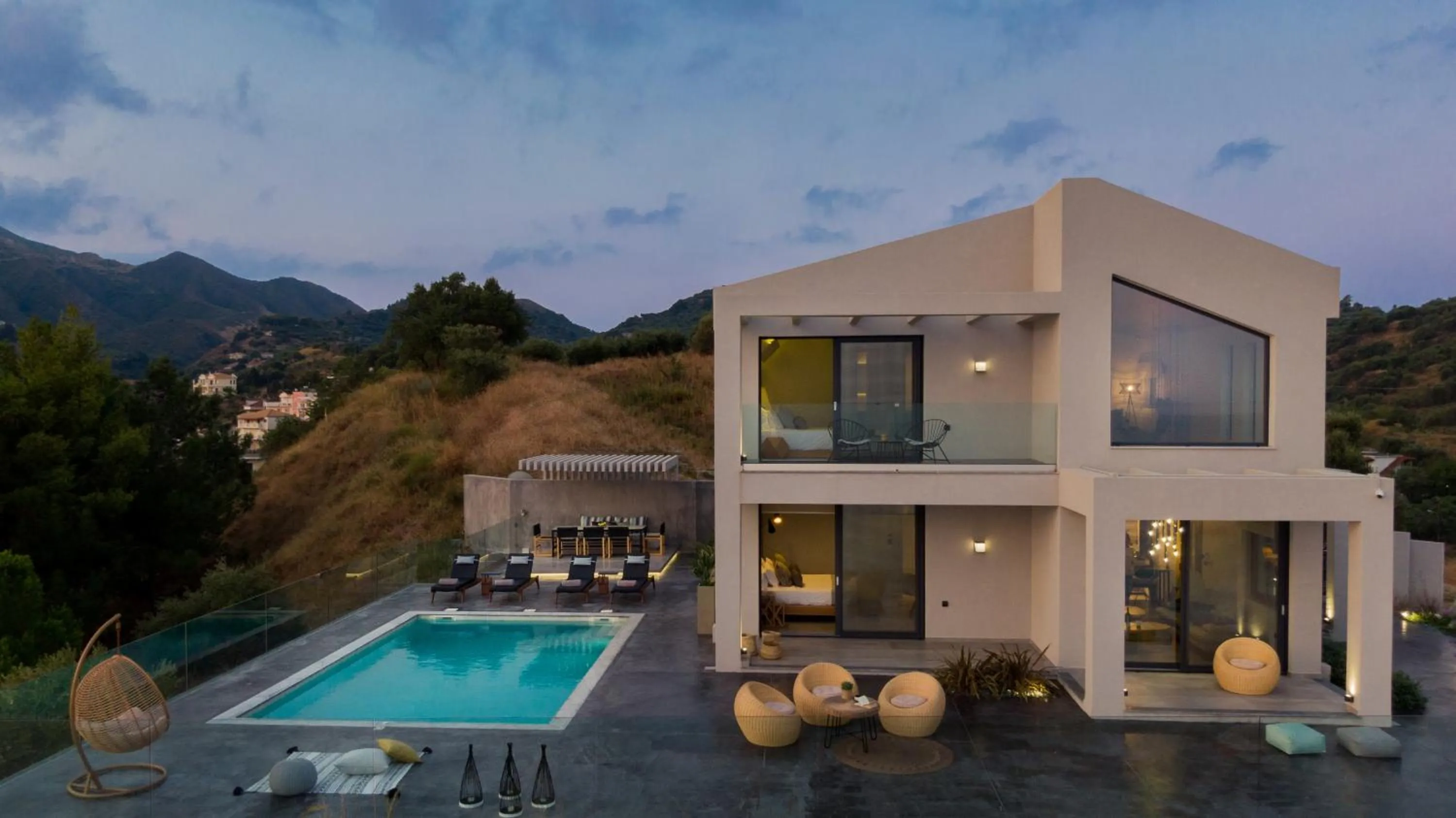 Property building in Sueño LUXURY VILLA, in Argasi 180 Iconic Sea View