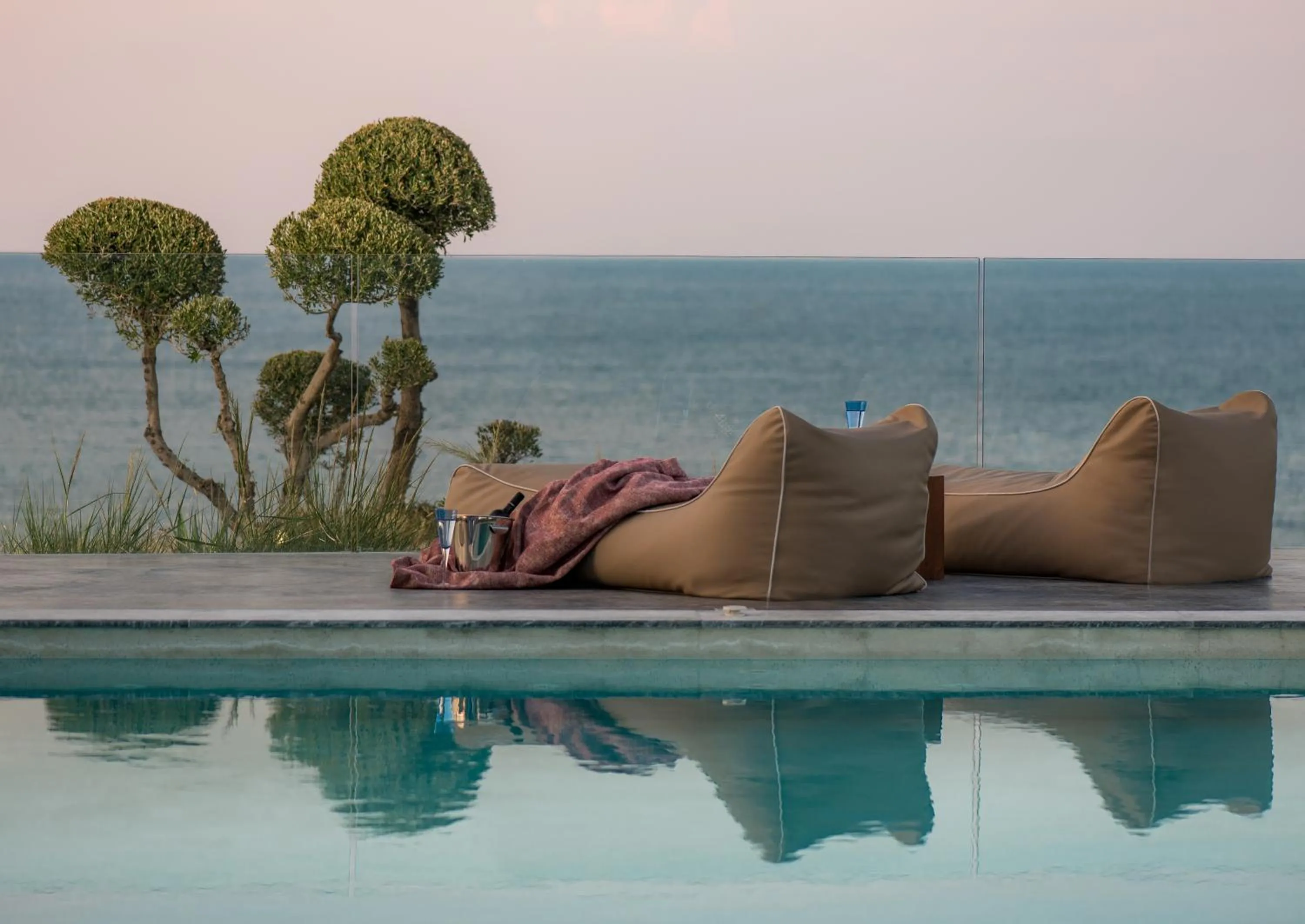 Natural landscape in Sueño LUXURY VILLA, in Argasi 180 Iconic Sea View