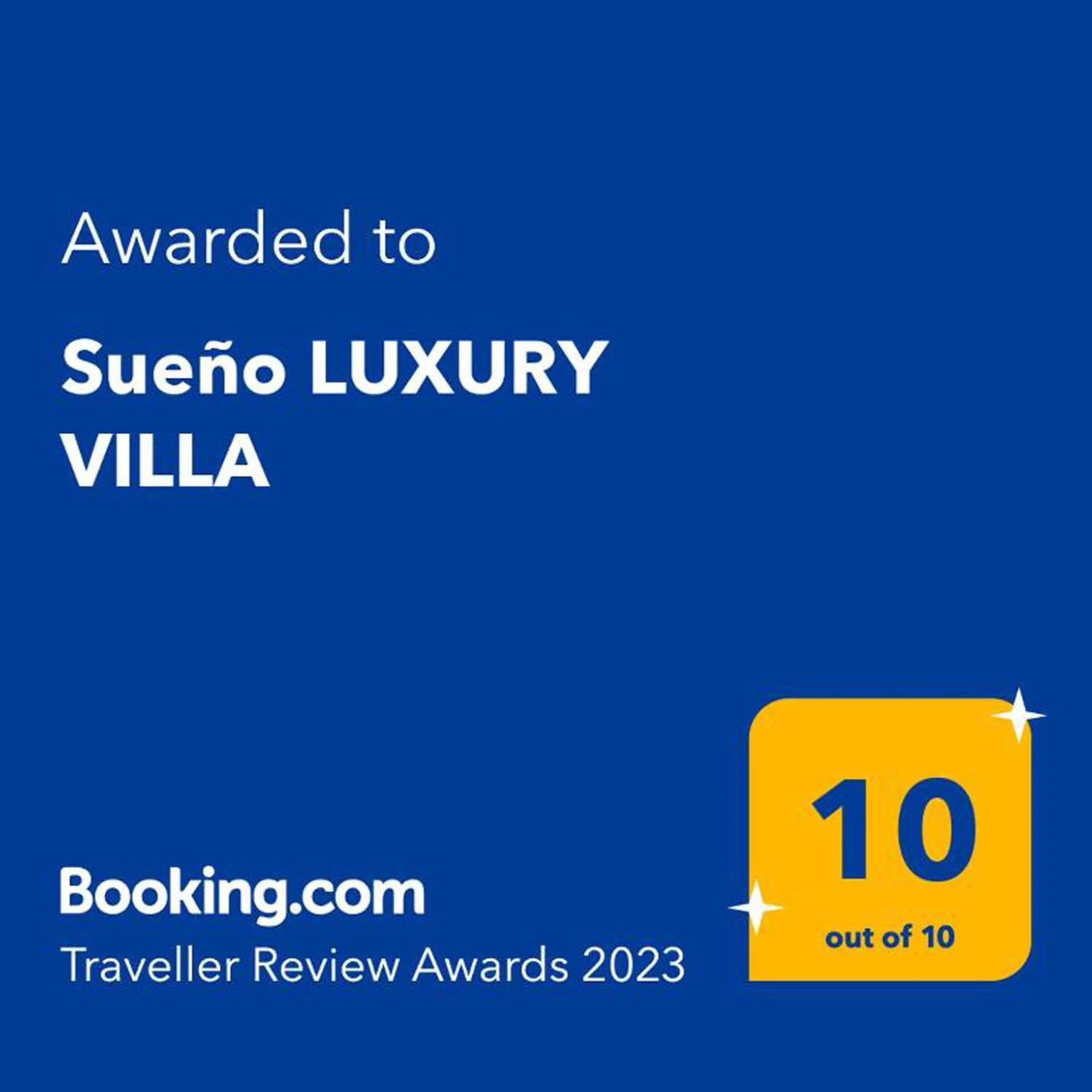 Certificate/Award in Sueño LUXURY VILLA, in Argasi 180 Iconic Sea View
