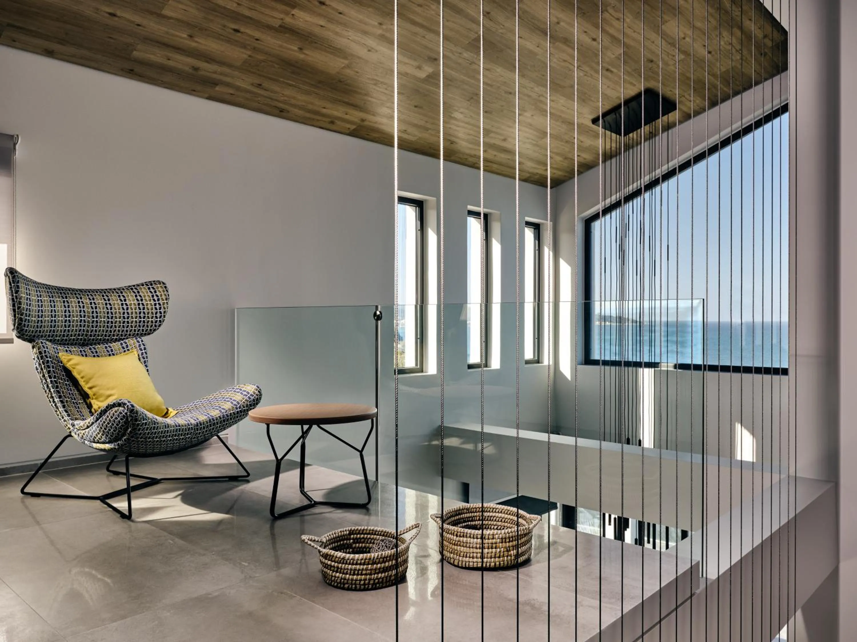 Seating area in Sueño LUXURY VILLA, in Argasi 180 Iconic Sea View