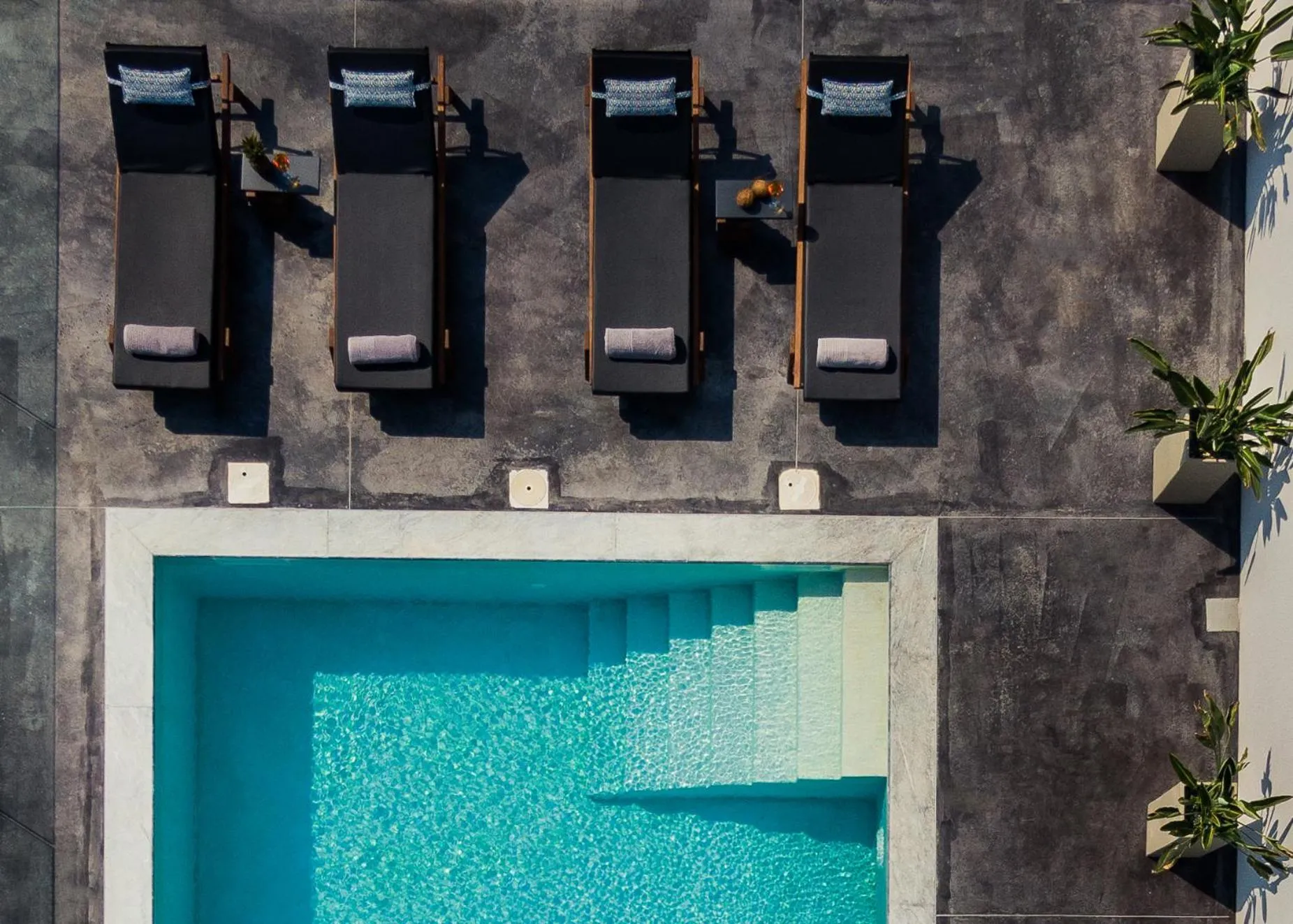 Pool view in Sueño LUXURY VILLA, in Argasi 180 Iconic Sea View