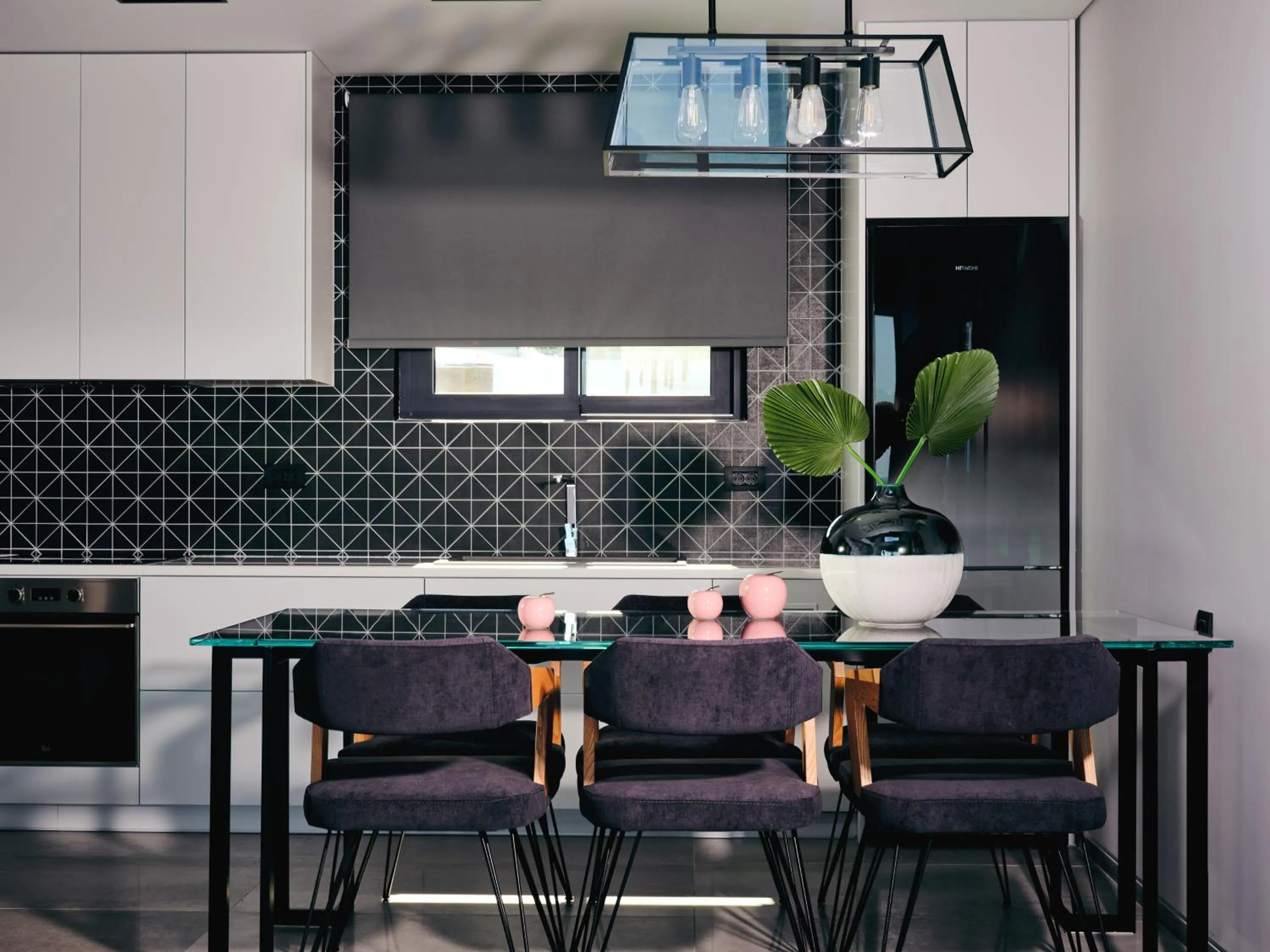 Kitchen or kitchenette in Sueño LUXURY VILLA, in Argasi 180 Iconic Sea View